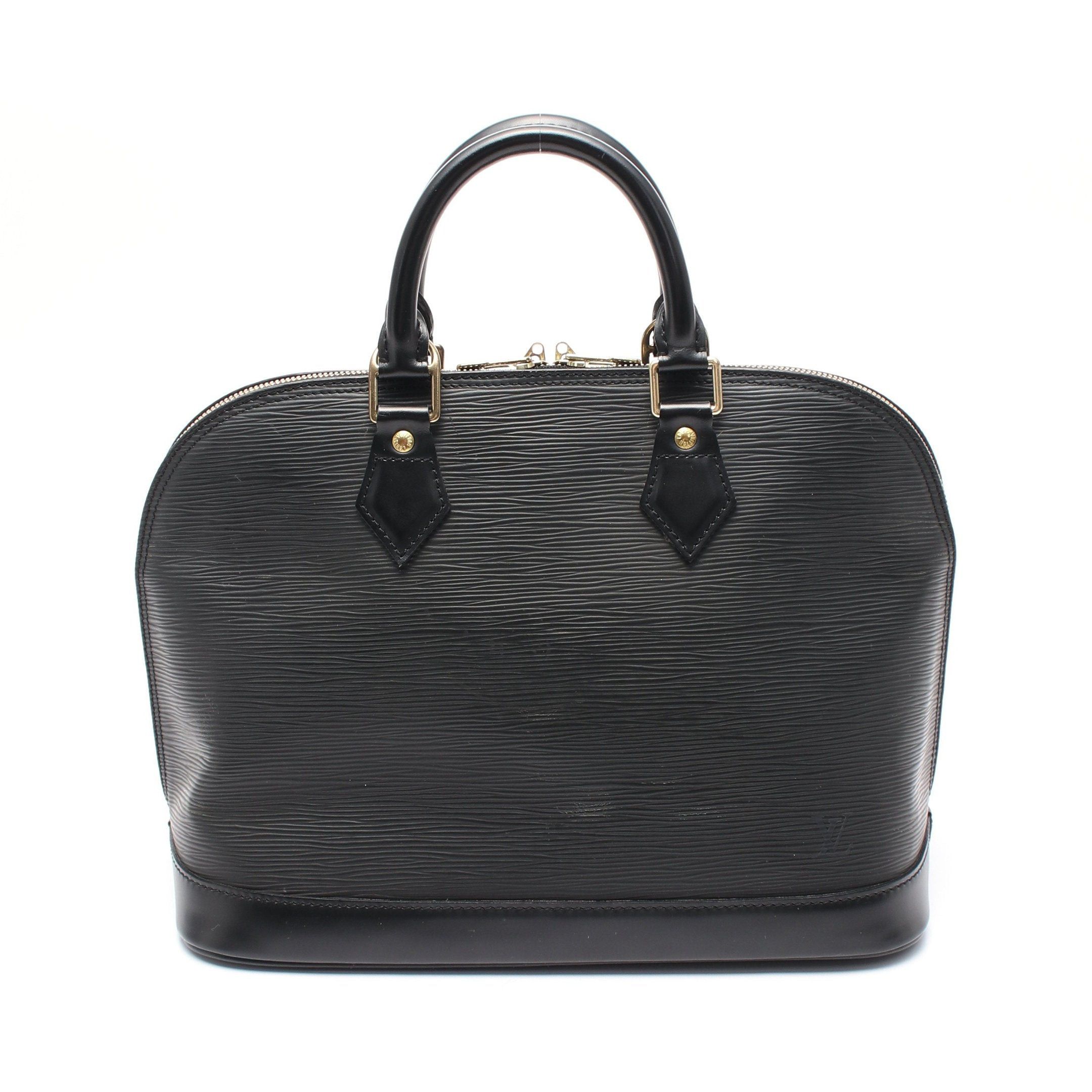 Louis Vuitton Louis Vuitton Alma Epi Noir Handbag Leather Black Size ONE SIZE - 1 Thumbnail