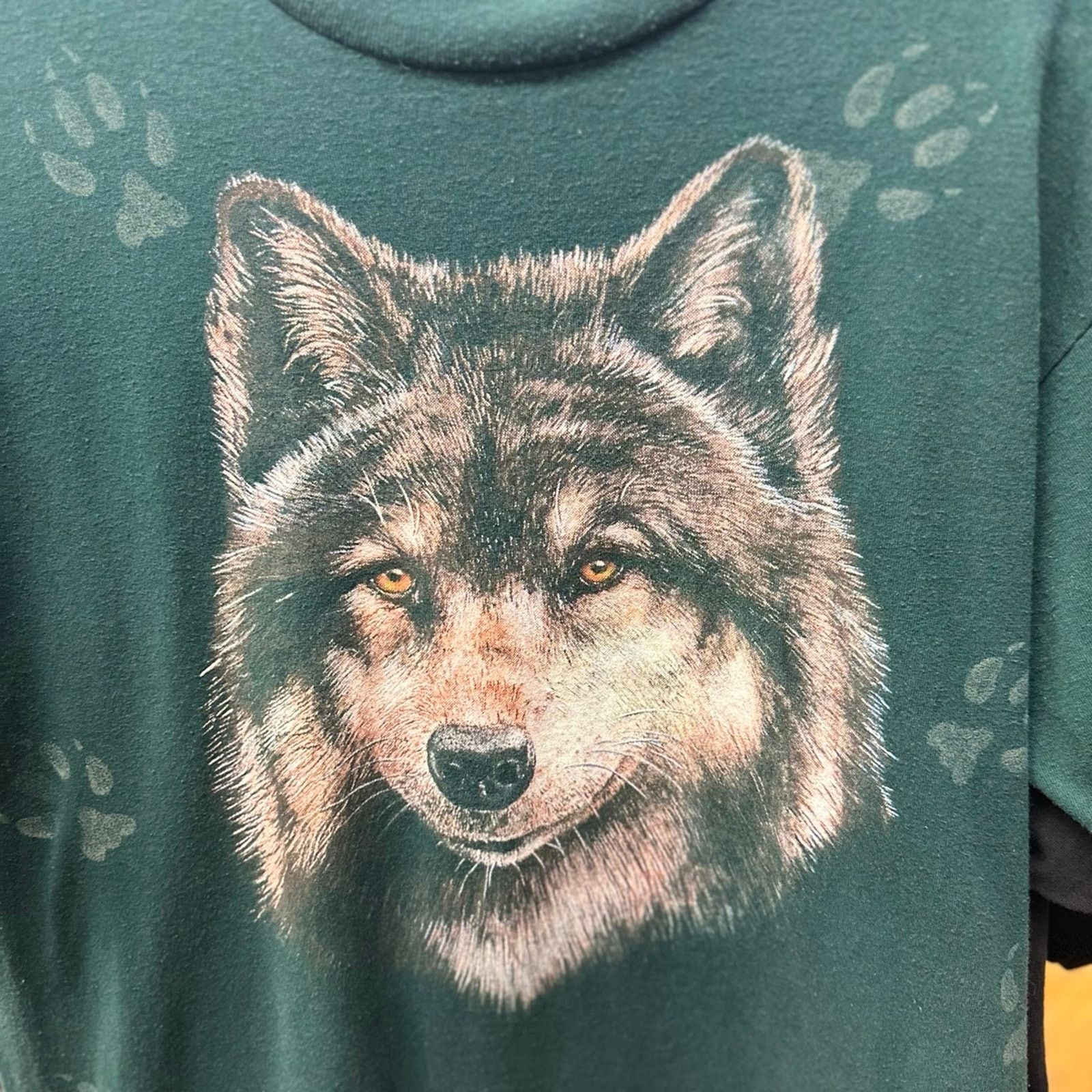 Harley Davidson Vintage 3D Emblem Wolf shirt. Single stitched. Size US L / EU 52-54 / 3 - 2 Thumbnail