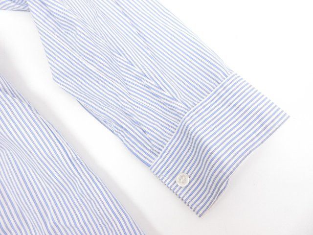Comme des Garcons SHIRT Shirt Striped Switch Long Sleeve Blue Size US S / EU 44-46 / 1 - 7 Thumbnail
