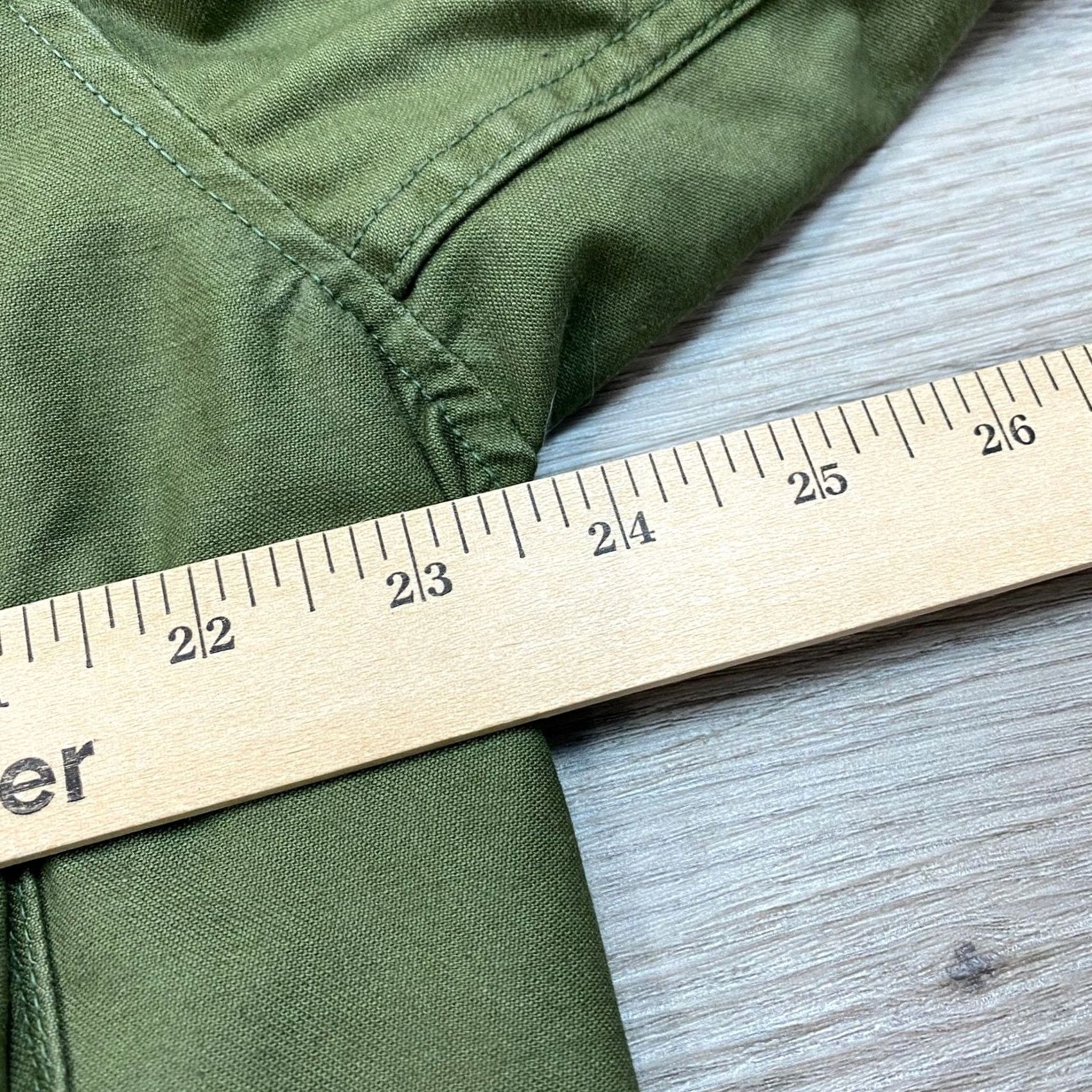 Vintage VINTAGE OG 107 M 65 Field Sateen Hooded Military Jacket Men's Medium Regular Green Size US M / EU 48-50 / 2 - 5 Thumbnail