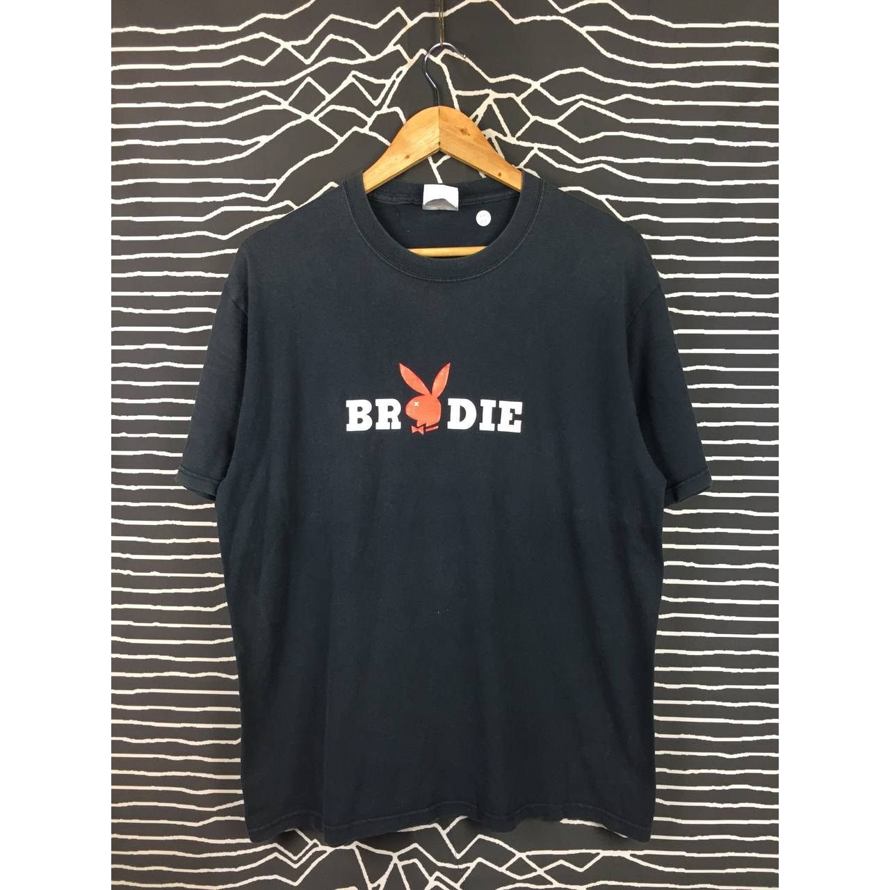 Vintage Vtg Brodie Logo Made In Usa Playboy Bunny Parody Tee Size US L / EU 52-54 / 3 - 1 Thumbnail