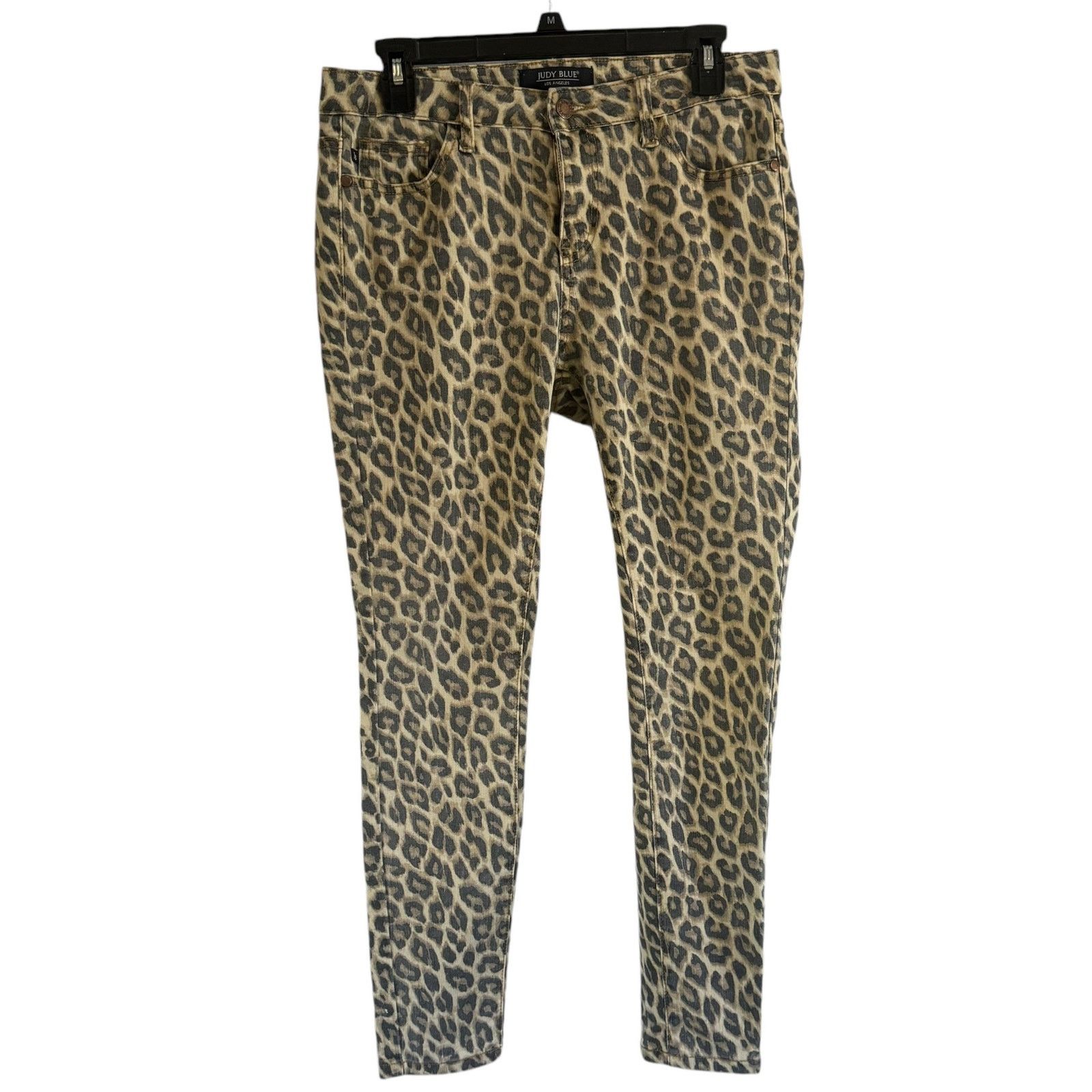 Judy Blue Judy Blue Jeans Size 7/28 Leopard Print Skinny Stretch Denim Size 28" / US 6 / IT 42 - 1 Thumbnail