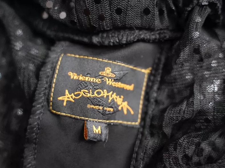 Vivienne Westwood Vivienne Westwood Black sheer top with glitter Size M / US 6-8 / IT 42-44 - 8 Thumbnail