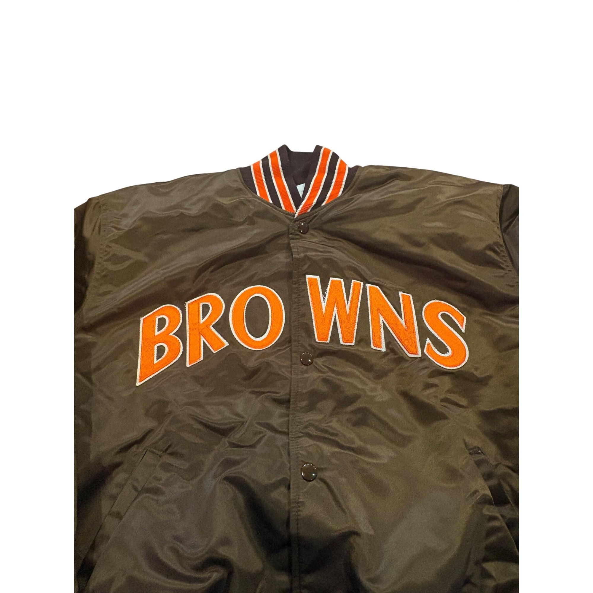 Starter Vintage 80s Starter Cleveland Browns Authentic NFL Pro Line Size US XL / EU 56 / 4 - 5 Thumbnail