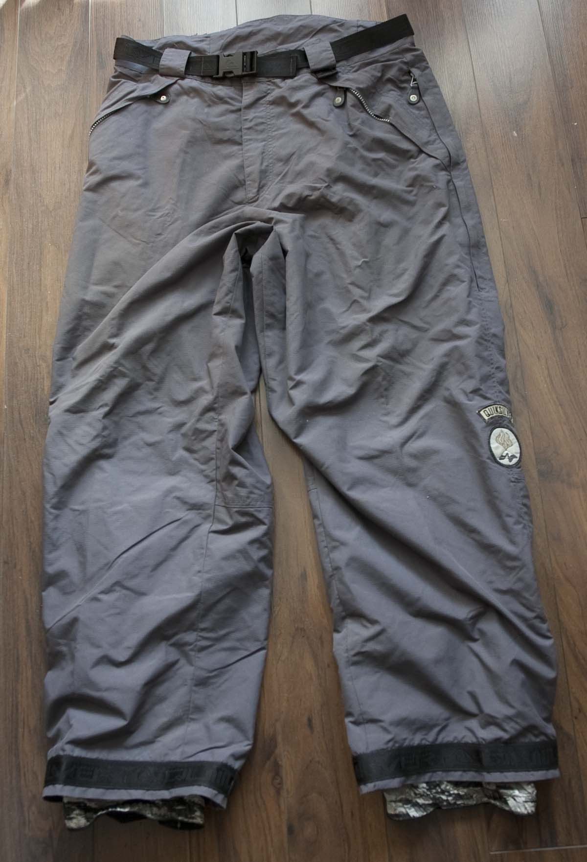 Quiksilver Quicksilver Pants Snowboard Ski Size M / 35x30 Gray Size US 35 - 1 Thumbnail