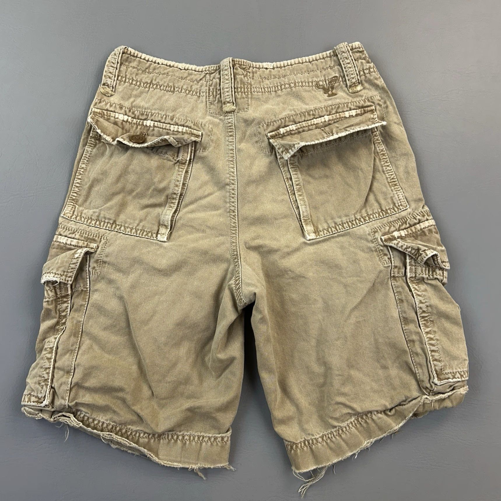 American Eagle Outfitters VINTAGE American Eagle Shorts Mens 28 Canvas Military Utility Cargo Y2K Beige Bagged? (Wait) Size US 28 / EU 44 - 6 Thumbnail