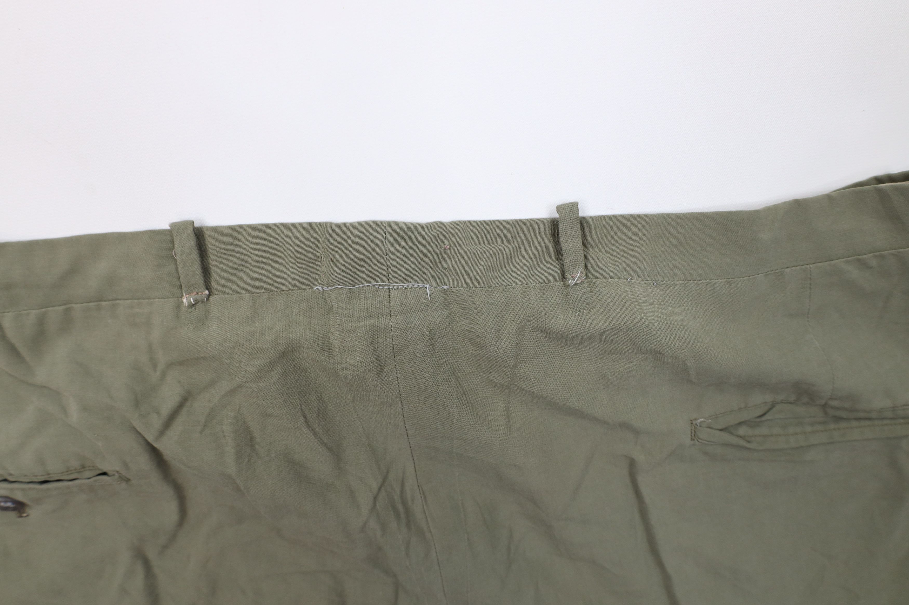 Vintage Vintage 50s Streetwear Rayon Gabardine Wide Leg Pants USA Size US 36 / EU 52 - 13 Thumbnail