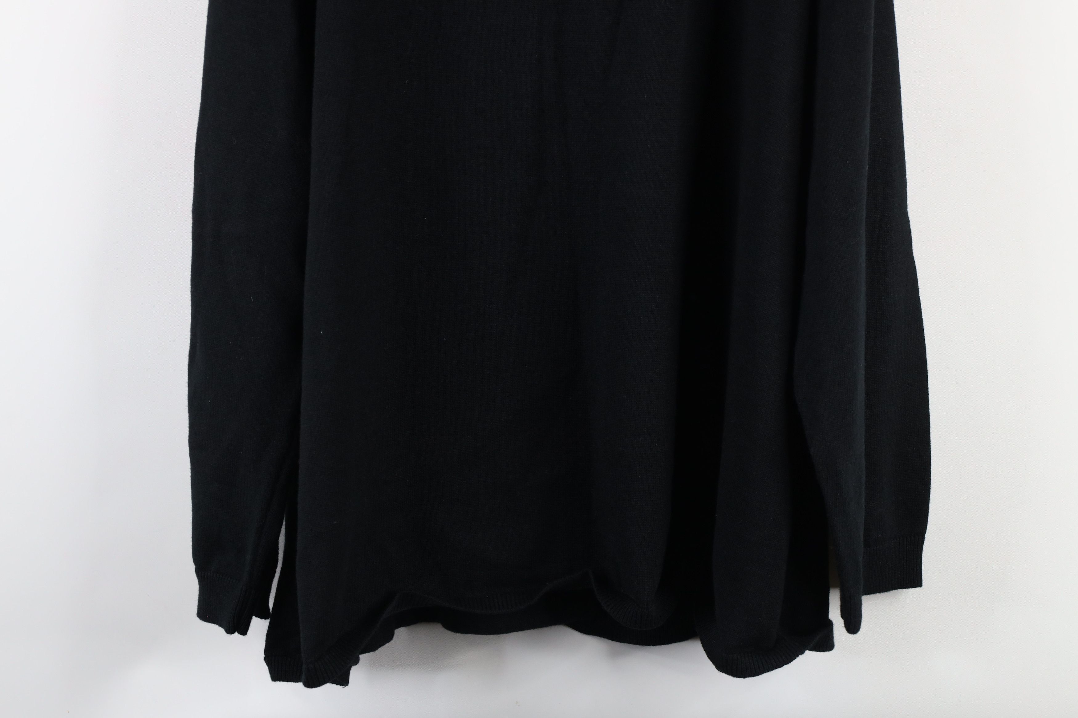 Vintage Vintage 90s Streetwear Tree Ornament Knit Sweater Black Size 3XL / US 20-22 - 12 Thumbnail