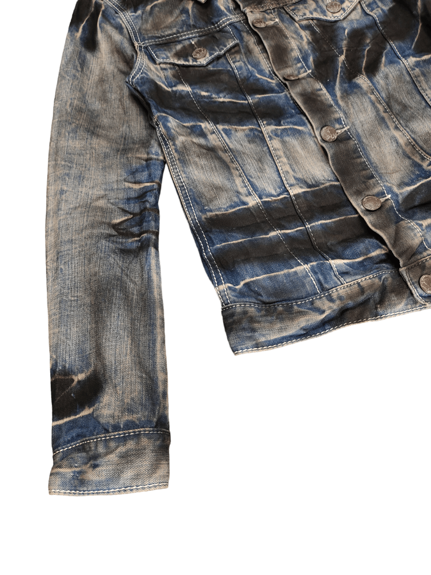BUFFALO BOBS Buffalo Bobs Clawmark Waxed Denim Jacket Size US S / EU 44-46 / 1 - 5 Thumbnail