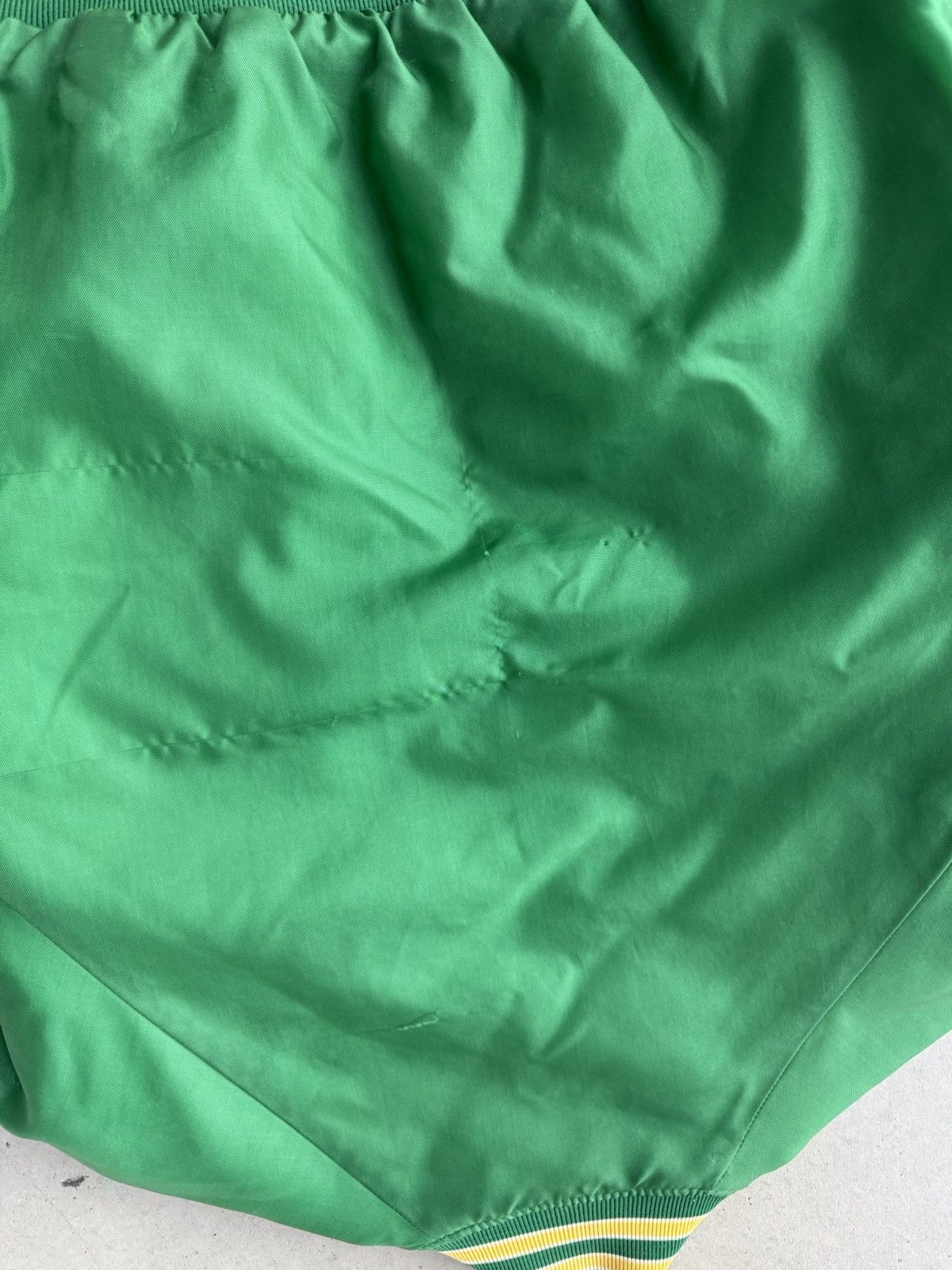 Vintage Vintage Chain Stitched Varsity Letterman Satin Green Jacket Size US M / EU 48-50 / 2 - 7 Thumbnail