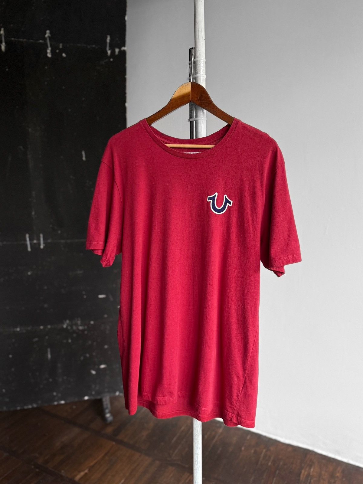 True Religion True Religion Mens Red Short Sleeve Crew Neck T-Shirt Size US XL / EU 56 / 4 - 2 Thumbnail