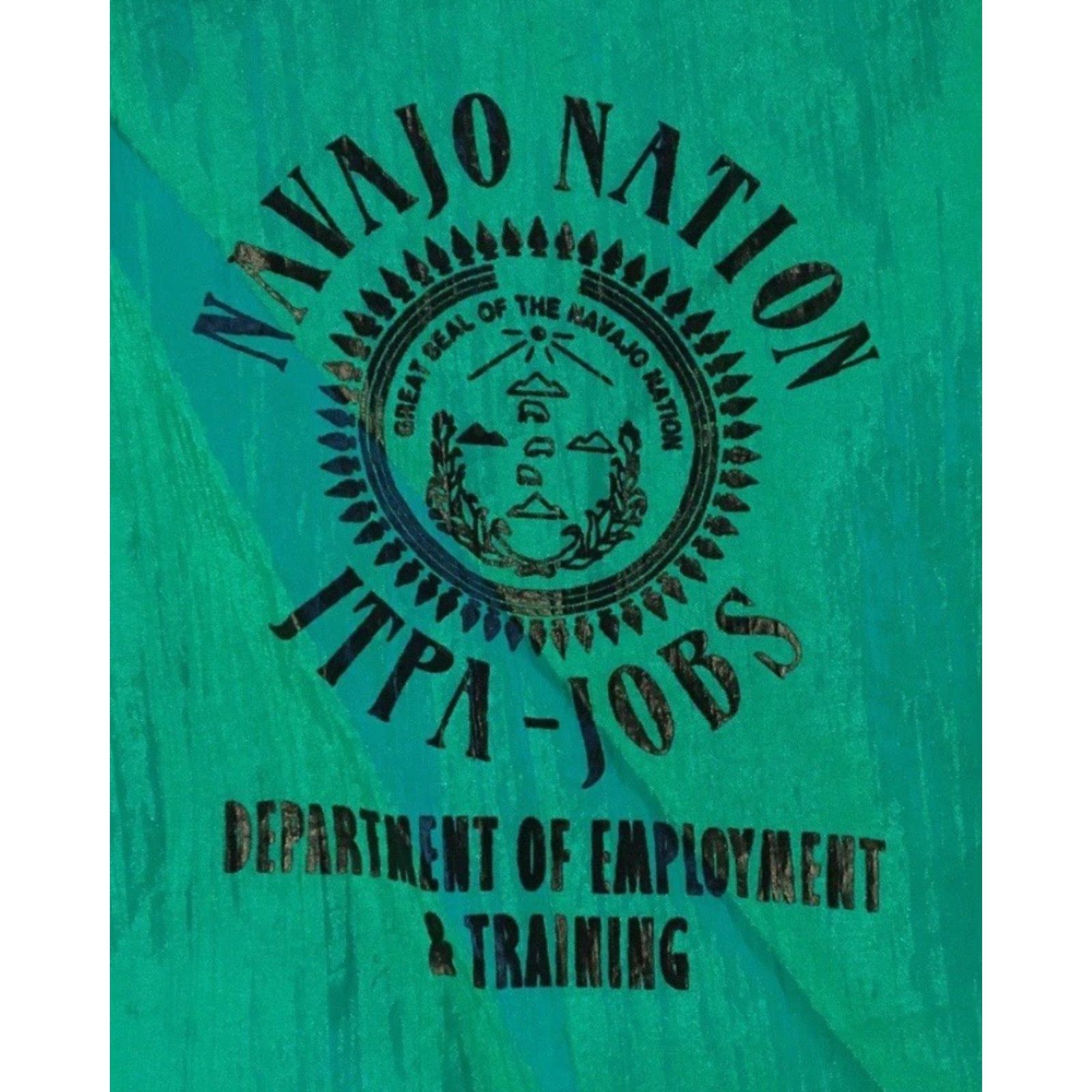 Vintage VINTAGE Navajo Nation Dept Of Employment Wind Jacket S M Green USA Police Lightweight Windbreaker 90s Mens Jacket Size US S / EU 44-46 / 1 - 2 Thumbnail