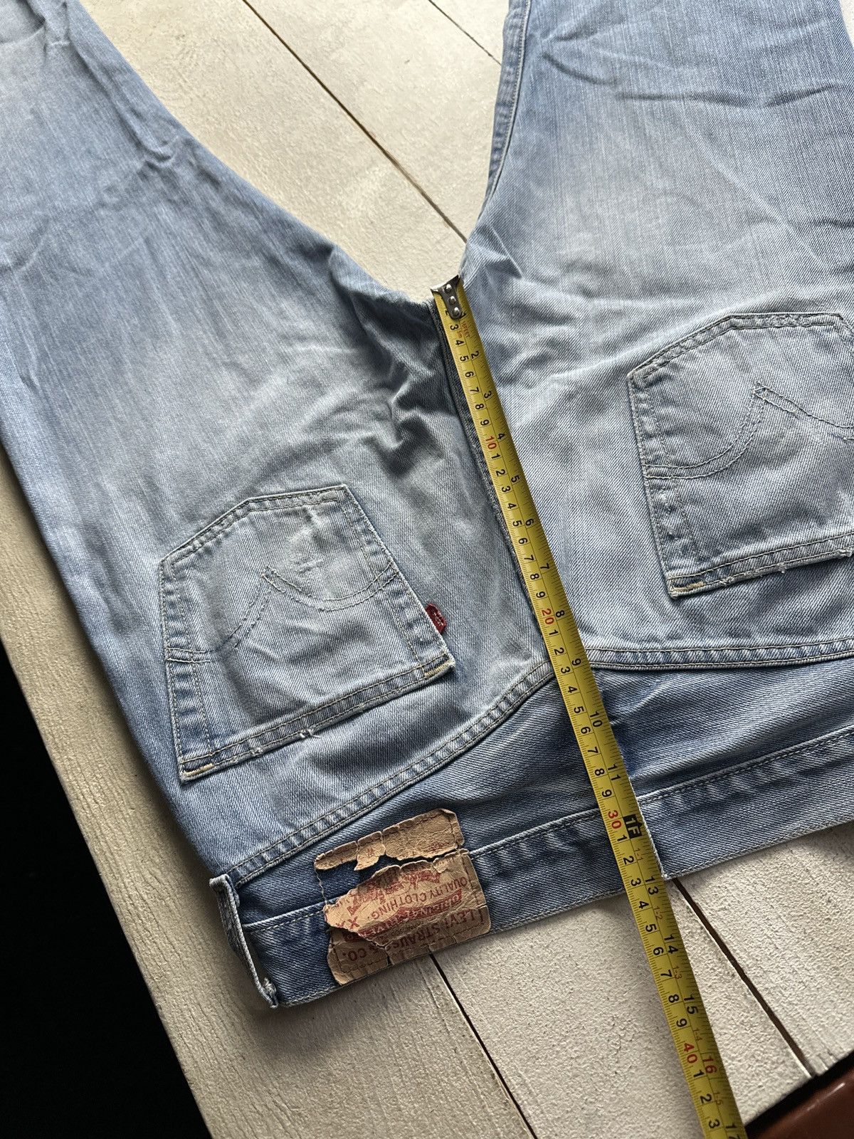 Levi's 🚨Vintage 90s Levis Jeans 00505 Rare Light Wash Denim 505 Size US 30 / EU 46 - 19 Thumbnail