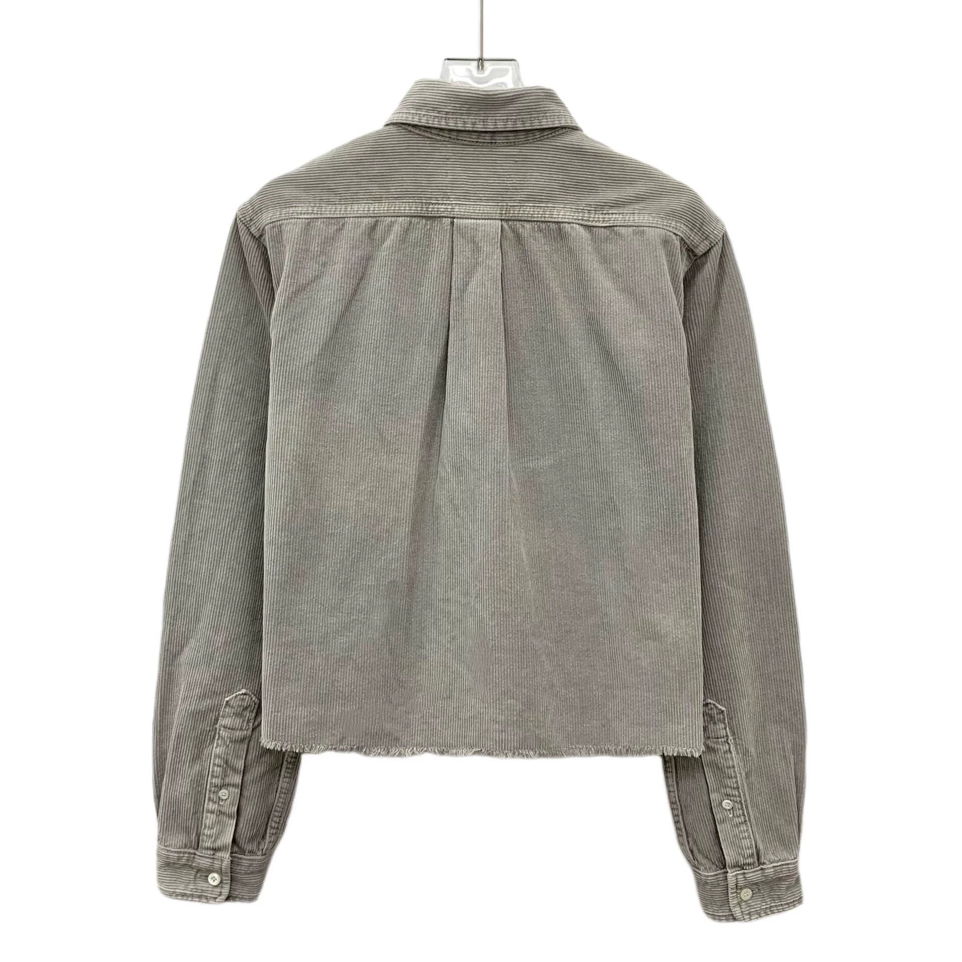Miu Miu Miu Miu Cotton Collar Single-Breasted Long-Sleeve Shirt Size S / US 4 / IT 40 - 2 Thumbnail