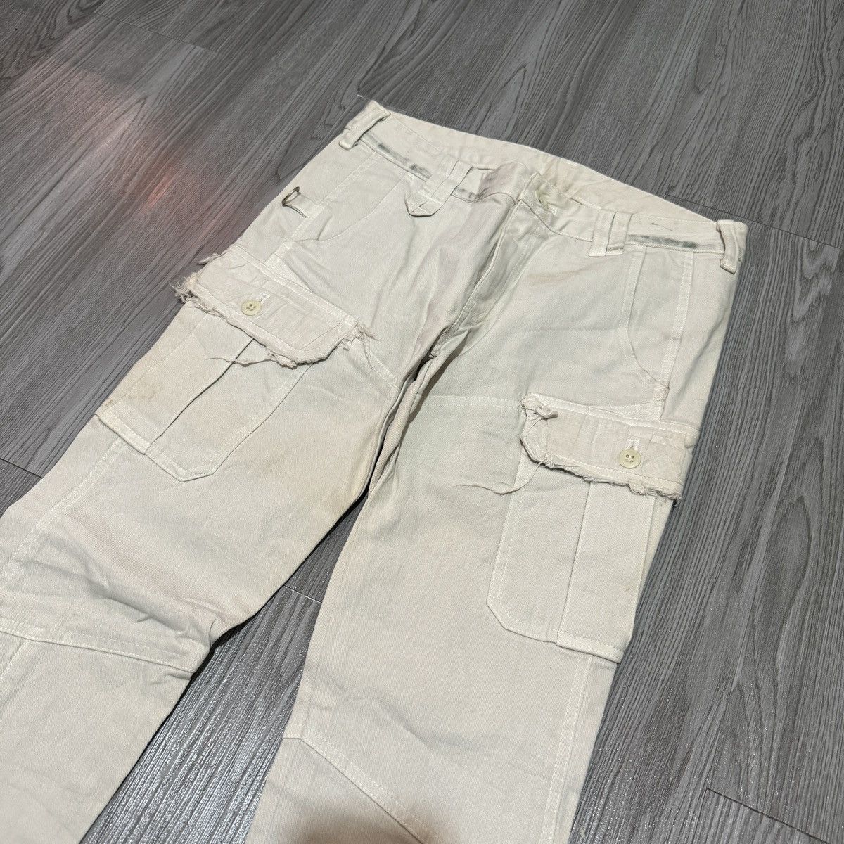 Japanese Brand Ozone Rocks Cargo Strap Pants Size 28" / US 6 / IT 42 - 2 Thumbnail