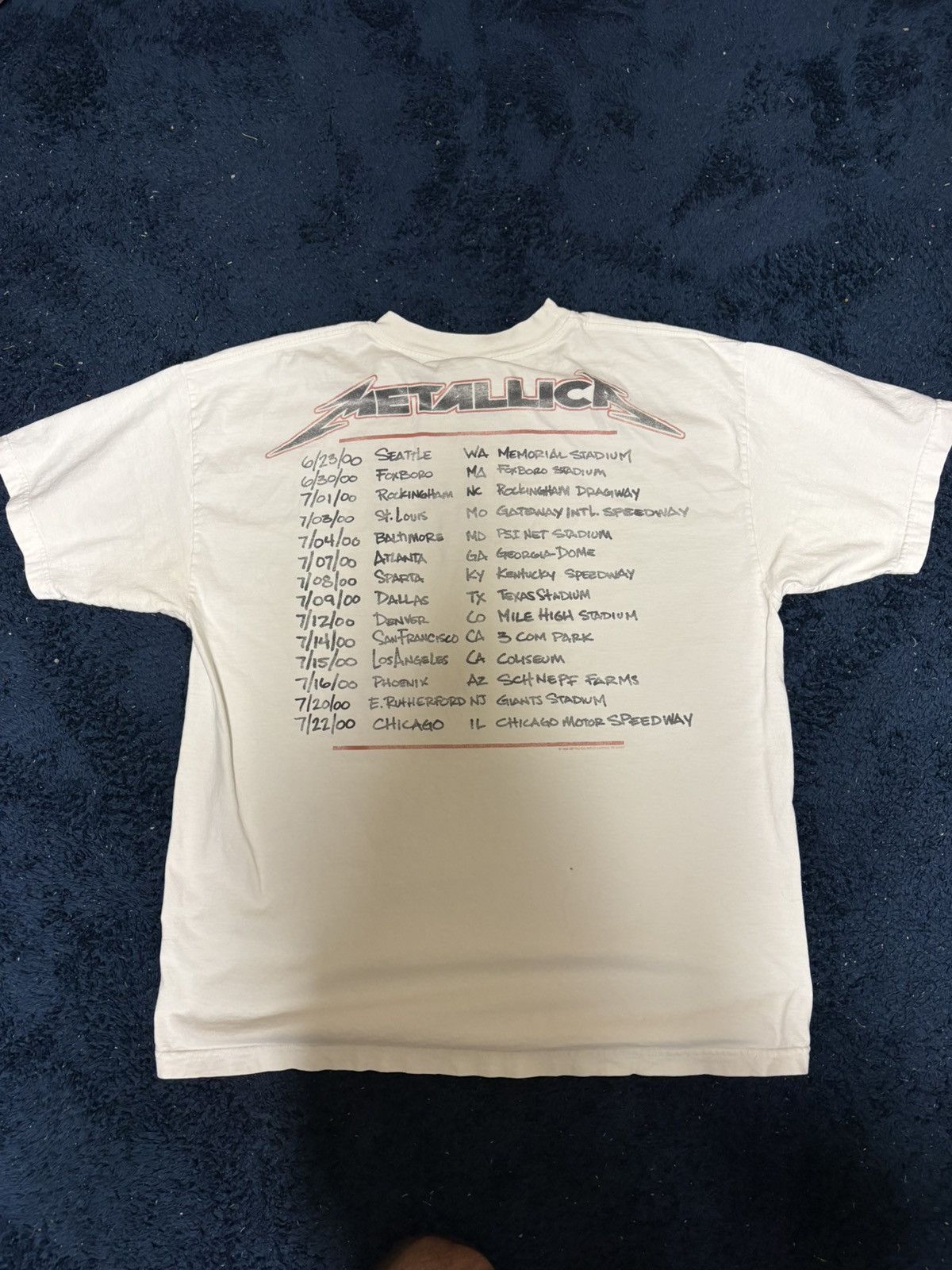 Metallica 99’ Metallica tour band tee Size US XL / EU 56 / 4 - 3 Thumbnail