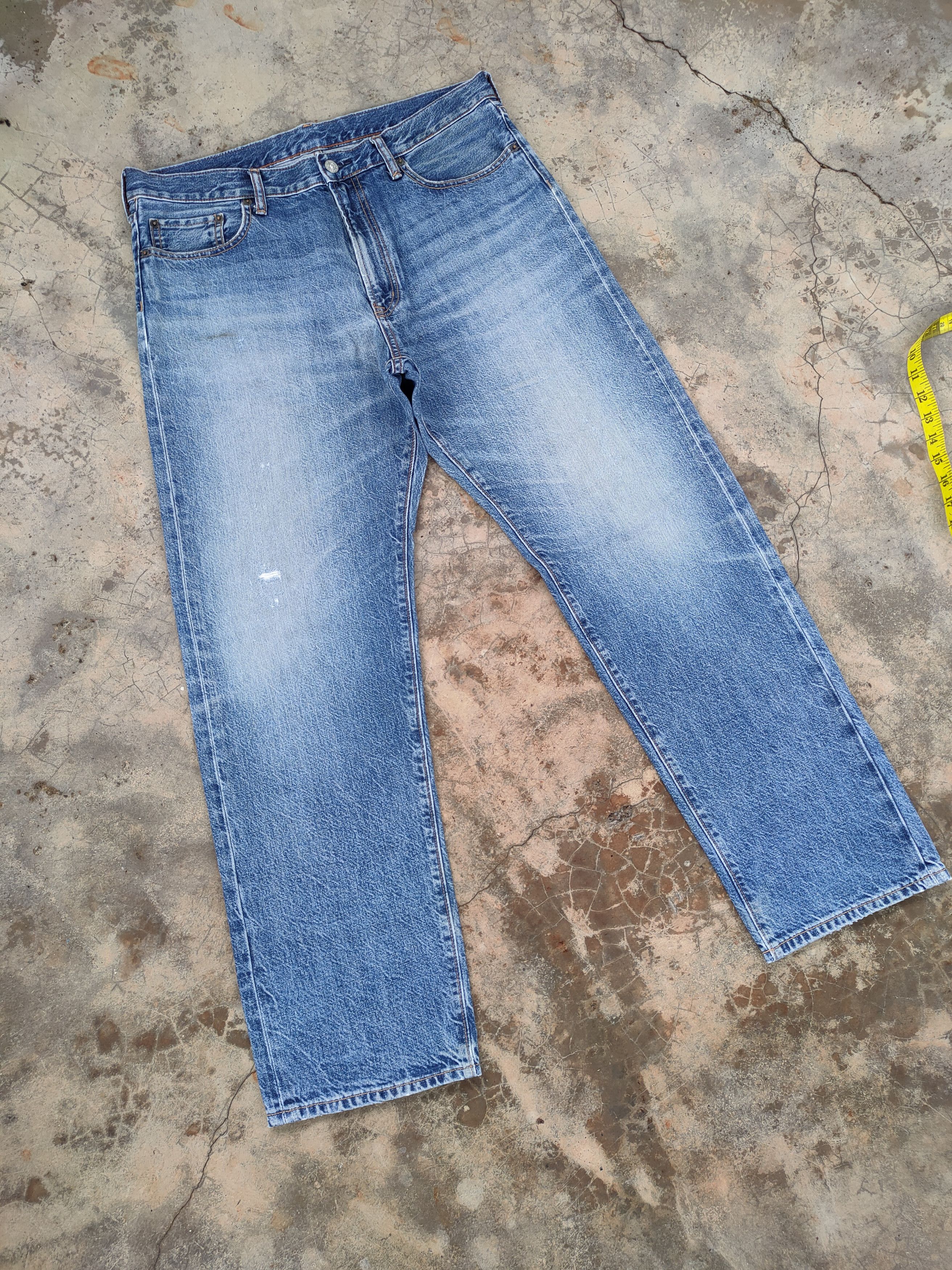 Japanese Brand × Jean × Vintage VINTAGE JAPANESE FADED DENIM JEANS PANTS Size US 35 - 2 Thumbnail