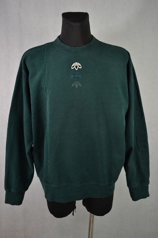 Adidas x Alexander Wang Inout Crew Sweat Bottle Green L