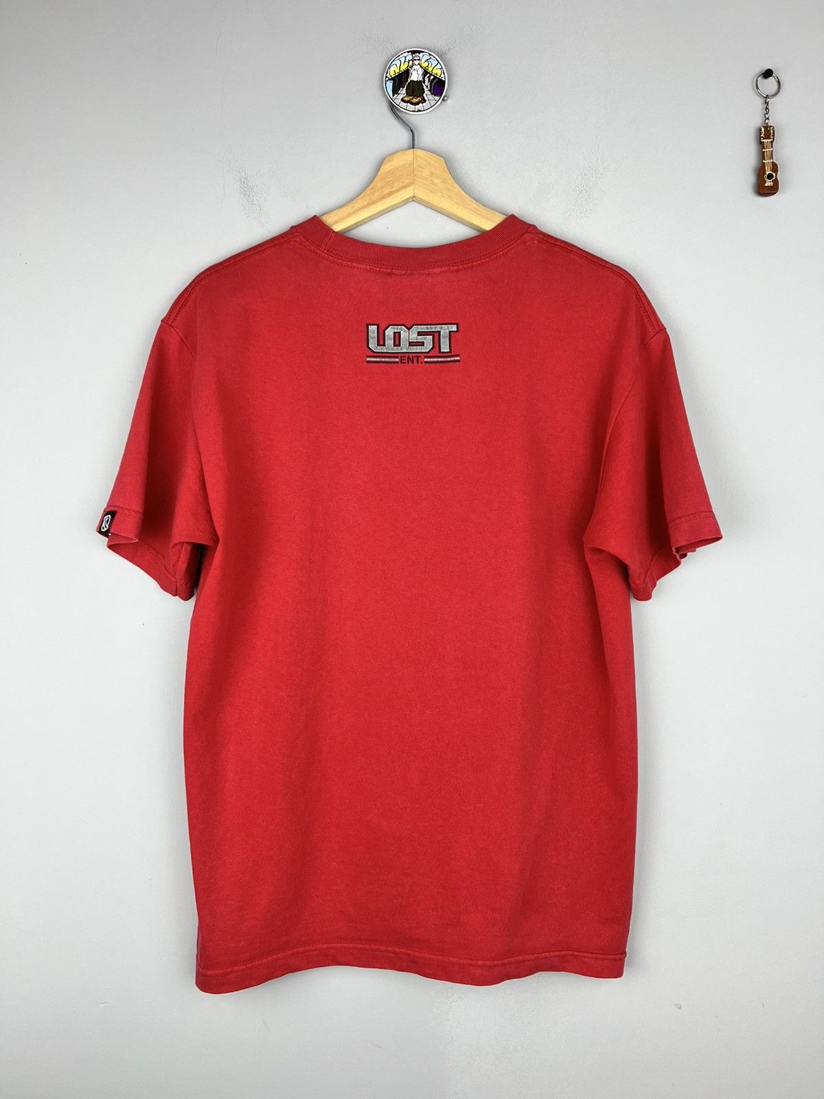 Lost Enterprises Lost Enterprises Gun Shot Logo Red T Shirt Size US M / EU 48-50 / 2 - 2 Thumbnail