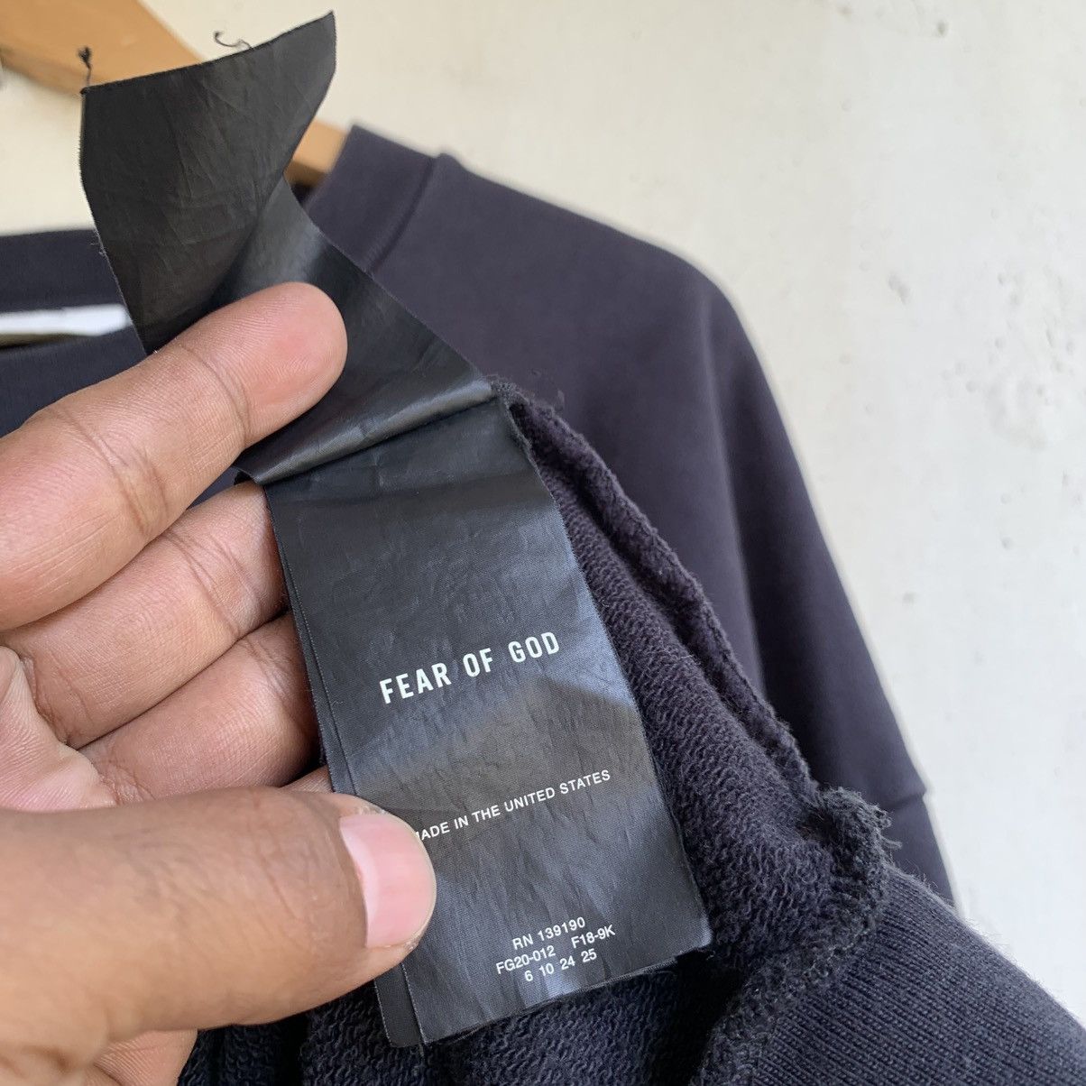 Fear of God Fear Of God Black Crewneck Size US M / EU 48-50 / 2 - 7 Thumbnail