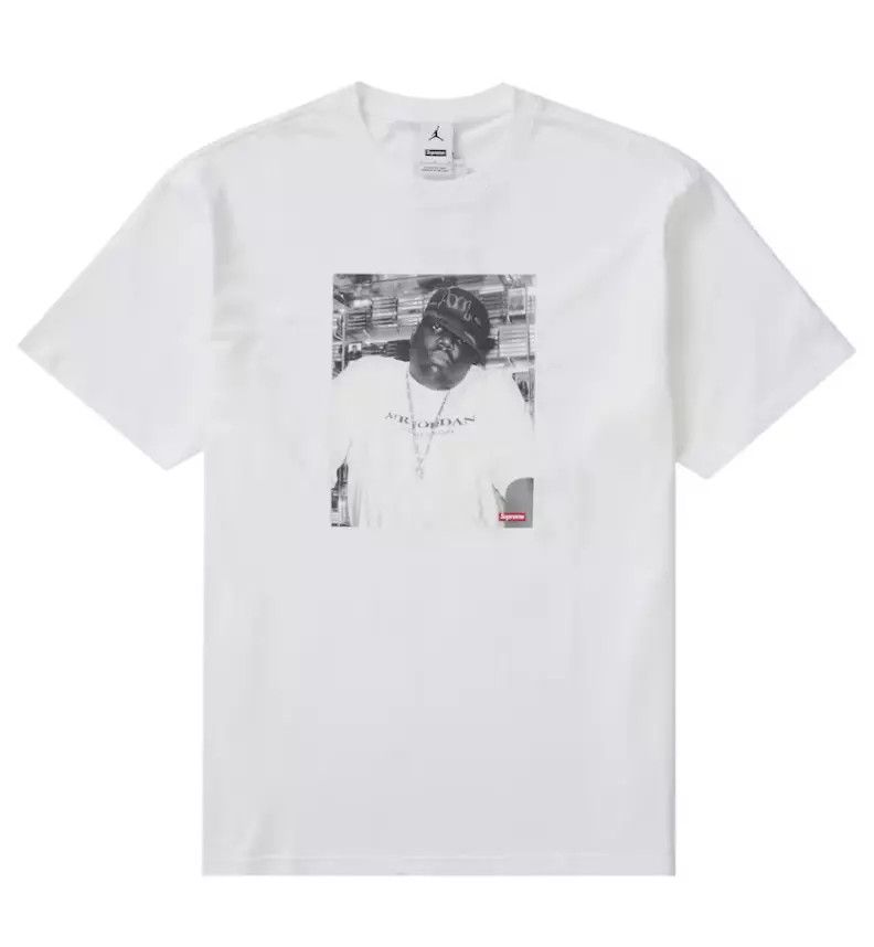 Supreme Jordan Biggie S S Top Tee White Size (L)