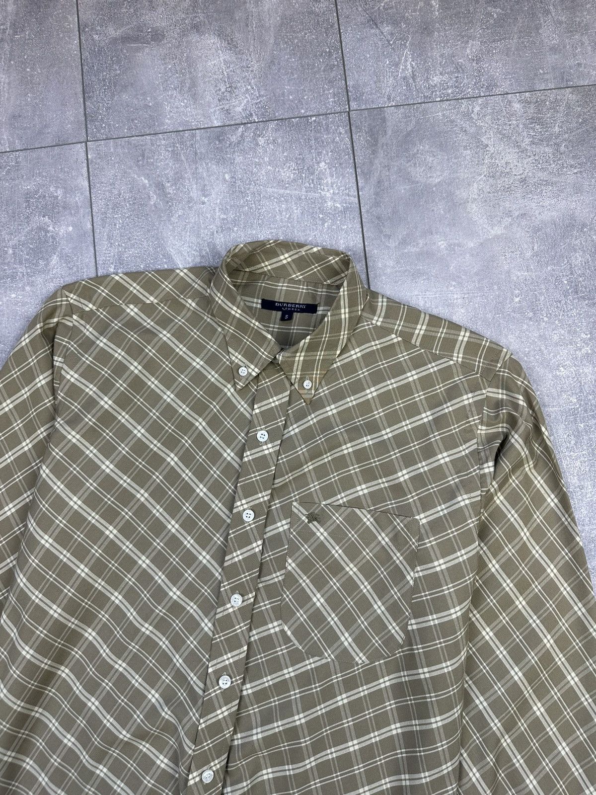 Burberry Burberry Vintage Rare Striped Shirts Button Up Size US S / EU 44-46 / 1 - 5 Thumbnail
