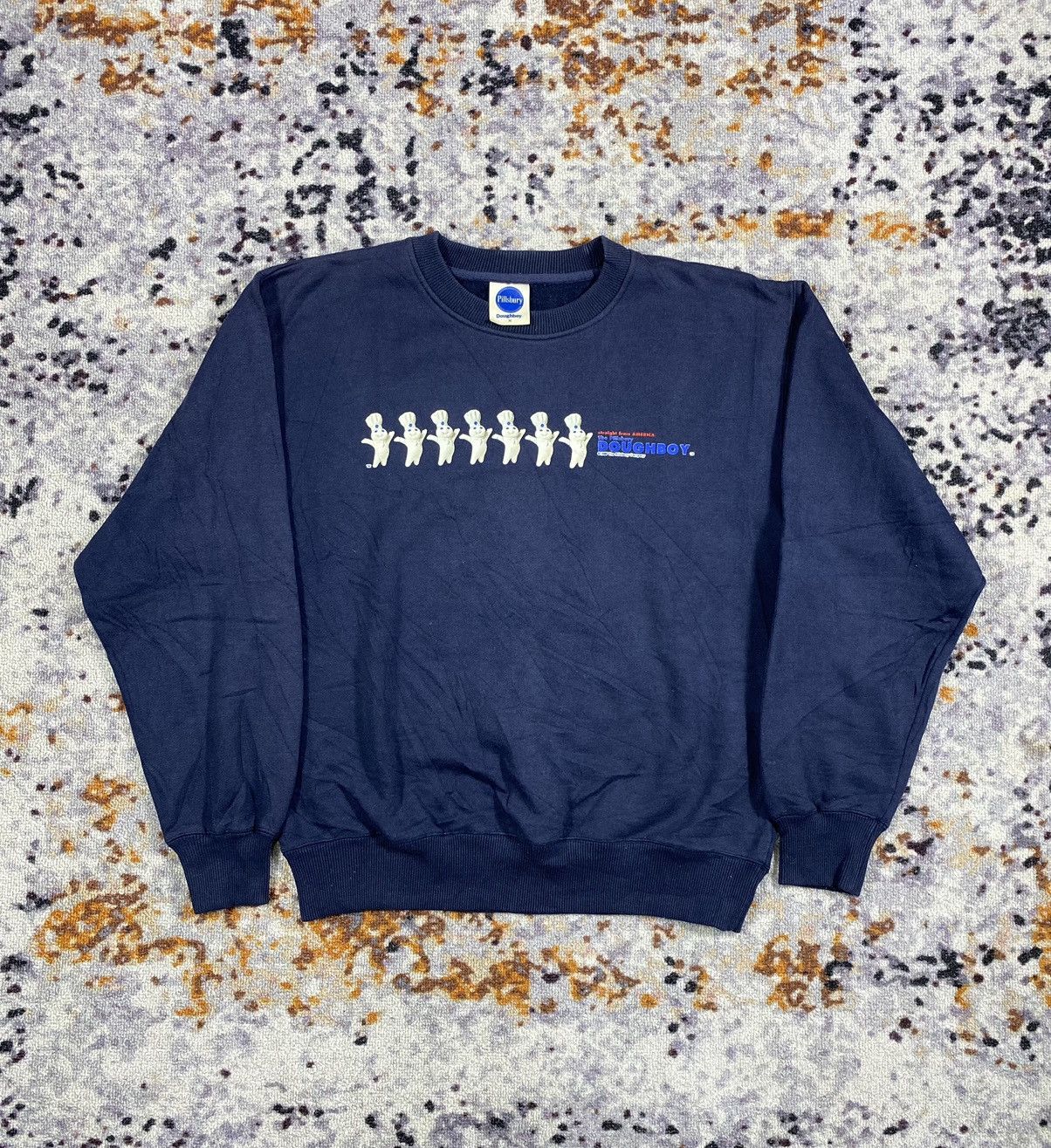 Cartoon Network × Vintage 90s Pillsbury Doughboy Sweatshirt Size US M / EU 48-50 / 2 - 1 Thumbnail