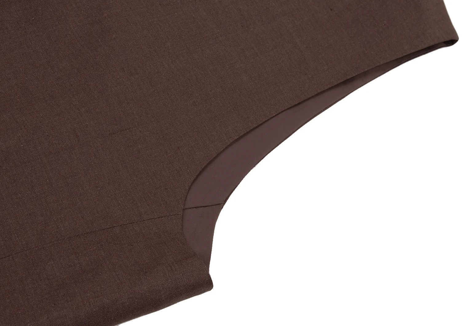 Issey Miyake Linen Silk Vest in Brown, Size L Size US L / EU 52-54 / 3 - 3 Thumbnail