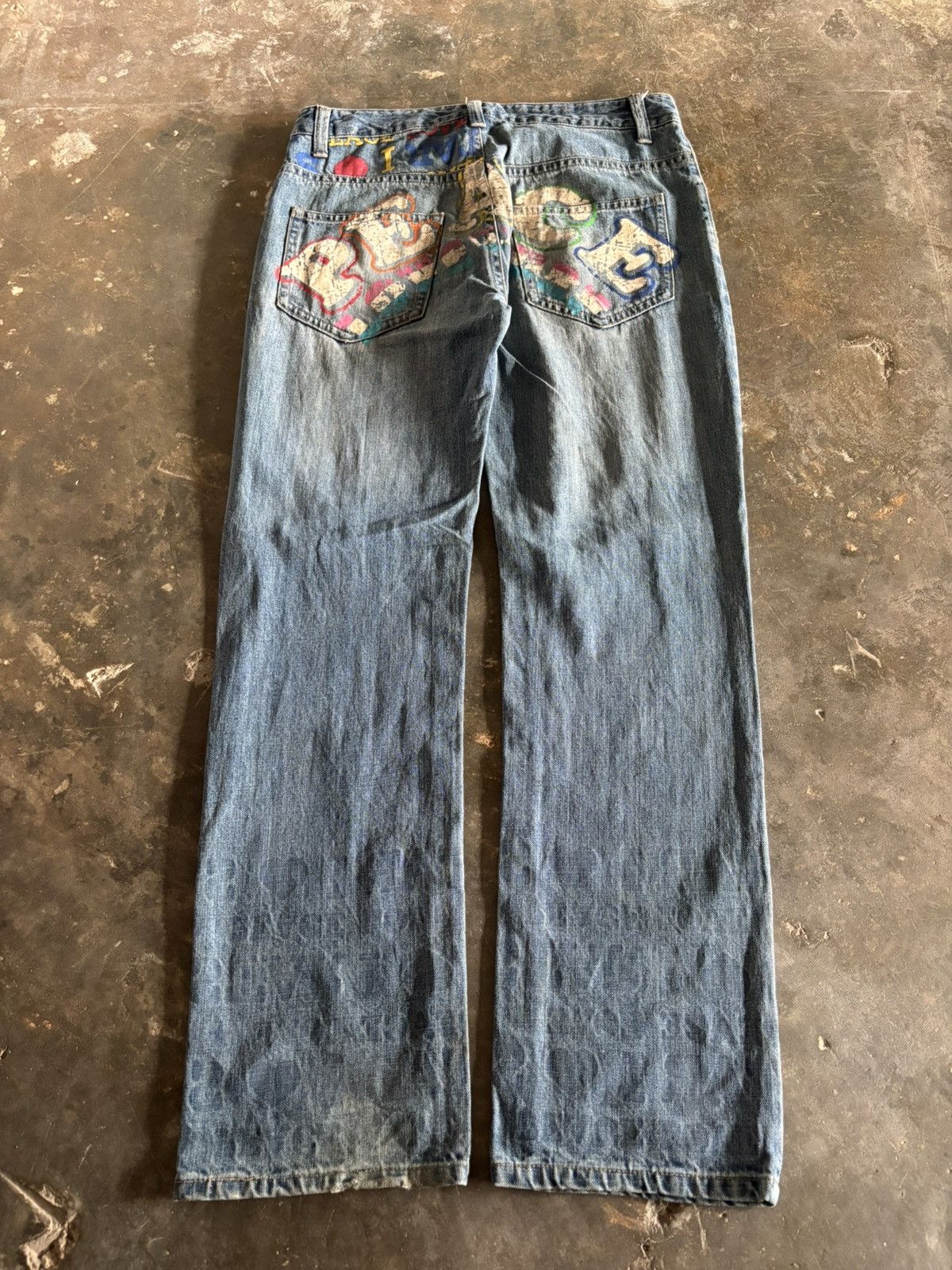 Hysteric Glamour CLONE DEVGRU Y2K I ❤️STAR PUNK JAPANESE ART PAINT Size US 34 / EU 50 - 16 Thumbnail