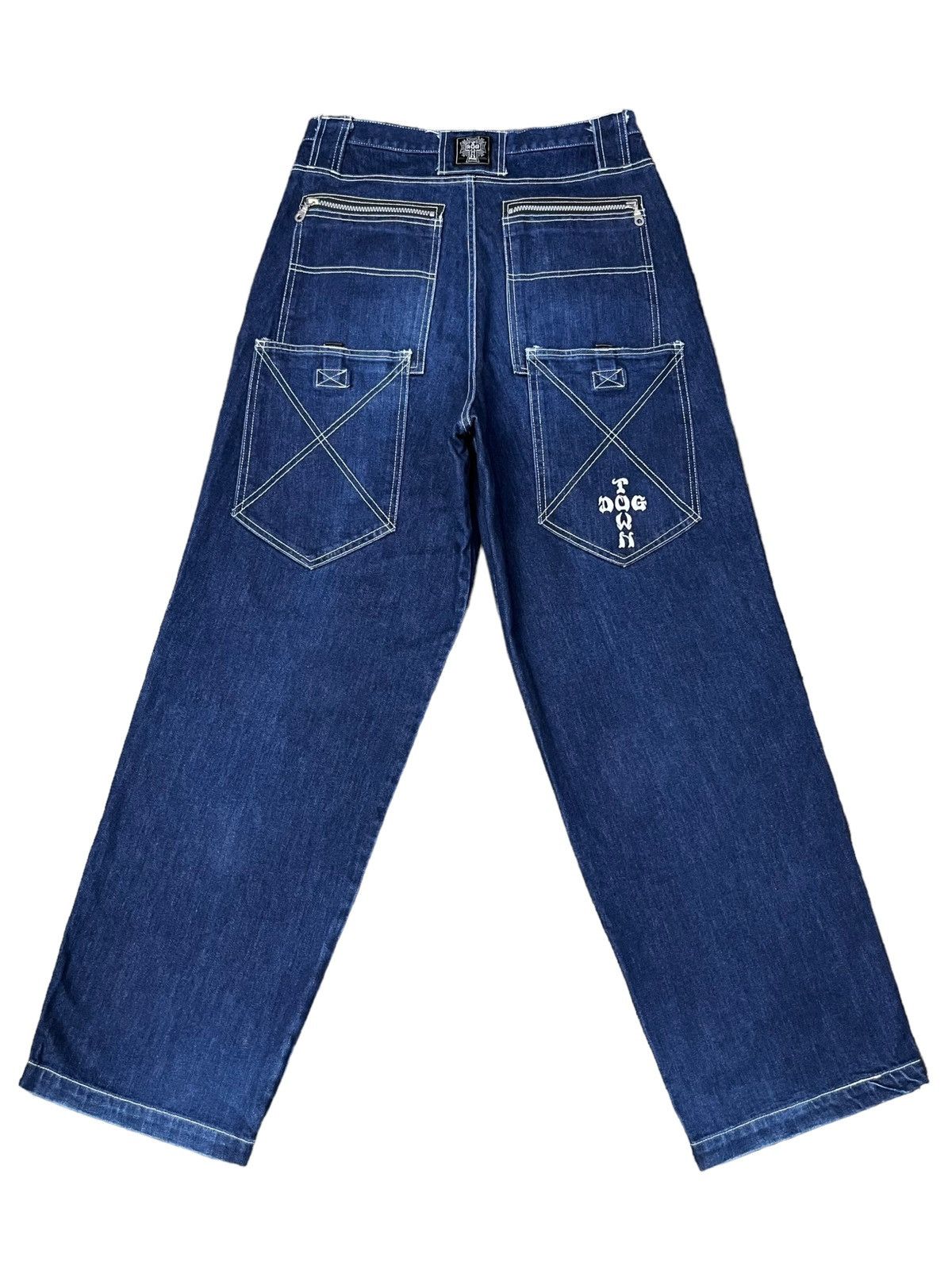 Dogtown RARE!! 90's Baggy DOGTOWN Hip Hop Skate Denim Pants Size US 31 - 1 Thumbnail