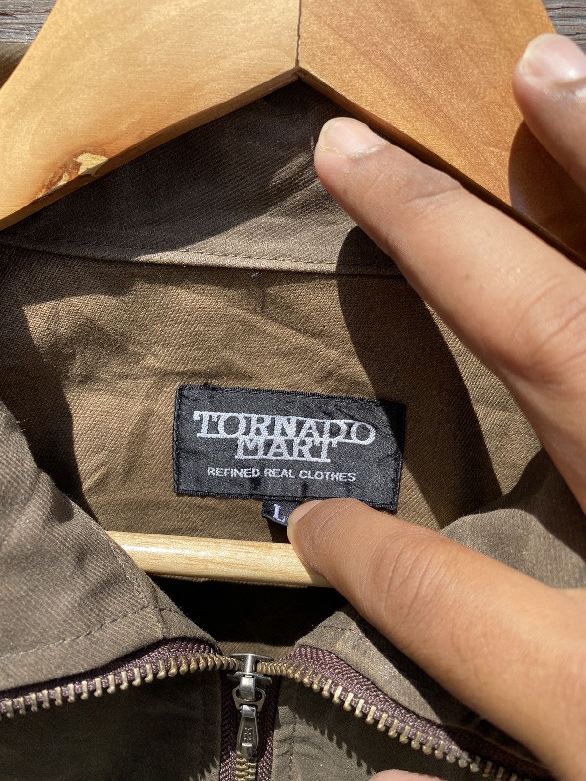 Tornado Mart Vintage Tornado Mart Wax Jacket Size L / US 10 / IT 46 - 8 Thumbnail