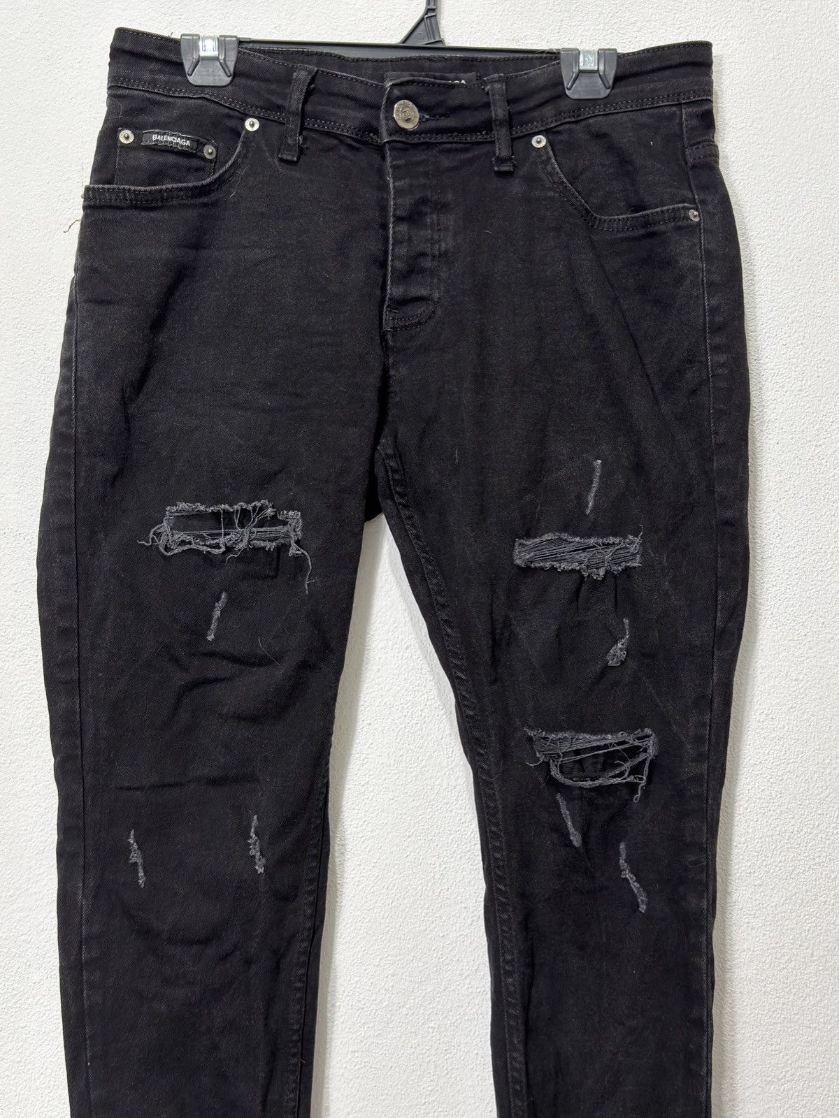 Balenciaga Balenciaga Black Jean Denim Size US 32 / EU 48 - 2 Thumbnail