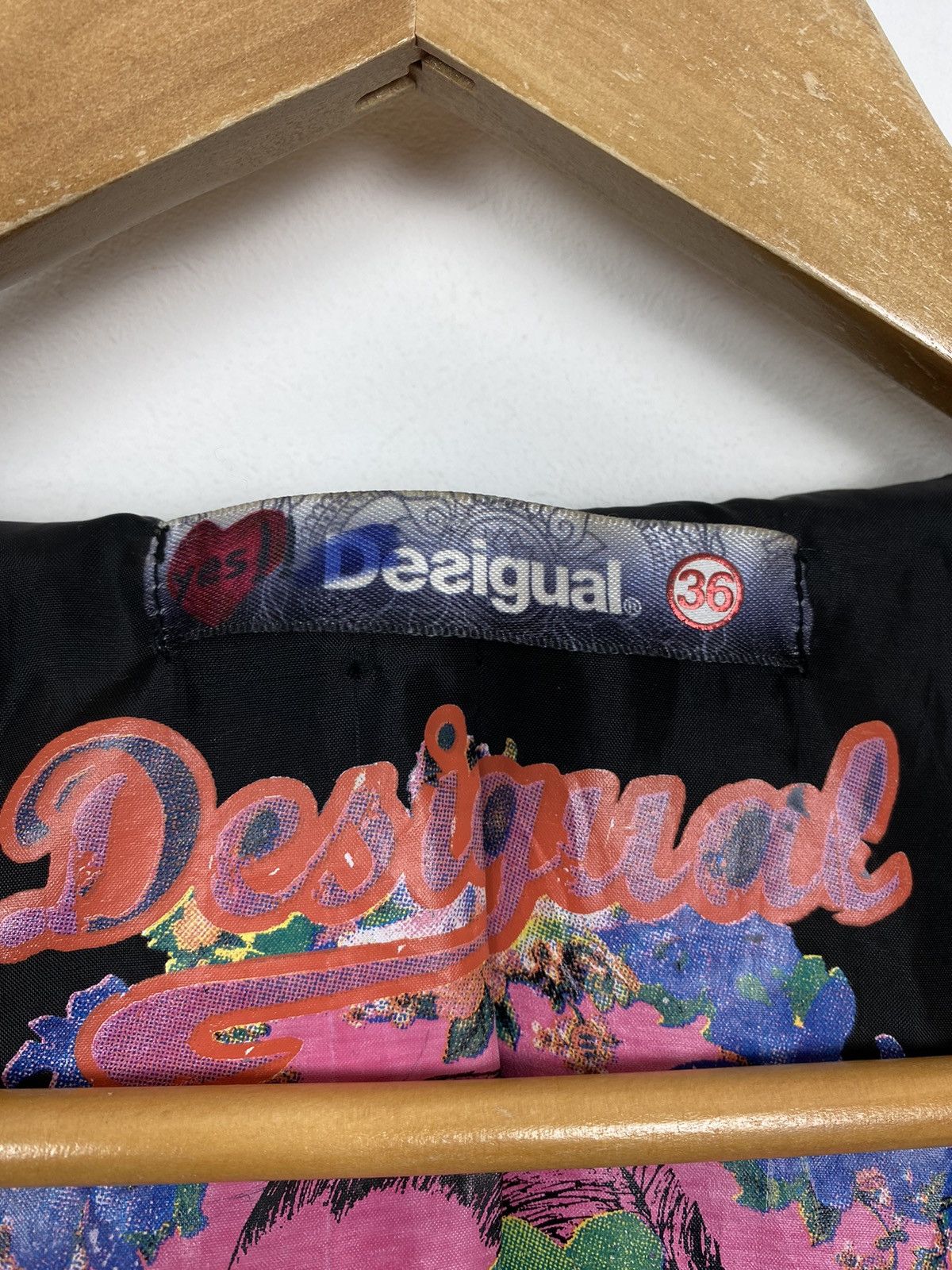 Desigual Desigual Black Pakaian Wanita Button-Through Coat Sz EUR36 Size XS / US 0-2 / IT 36-38 - 10 Thumbnail