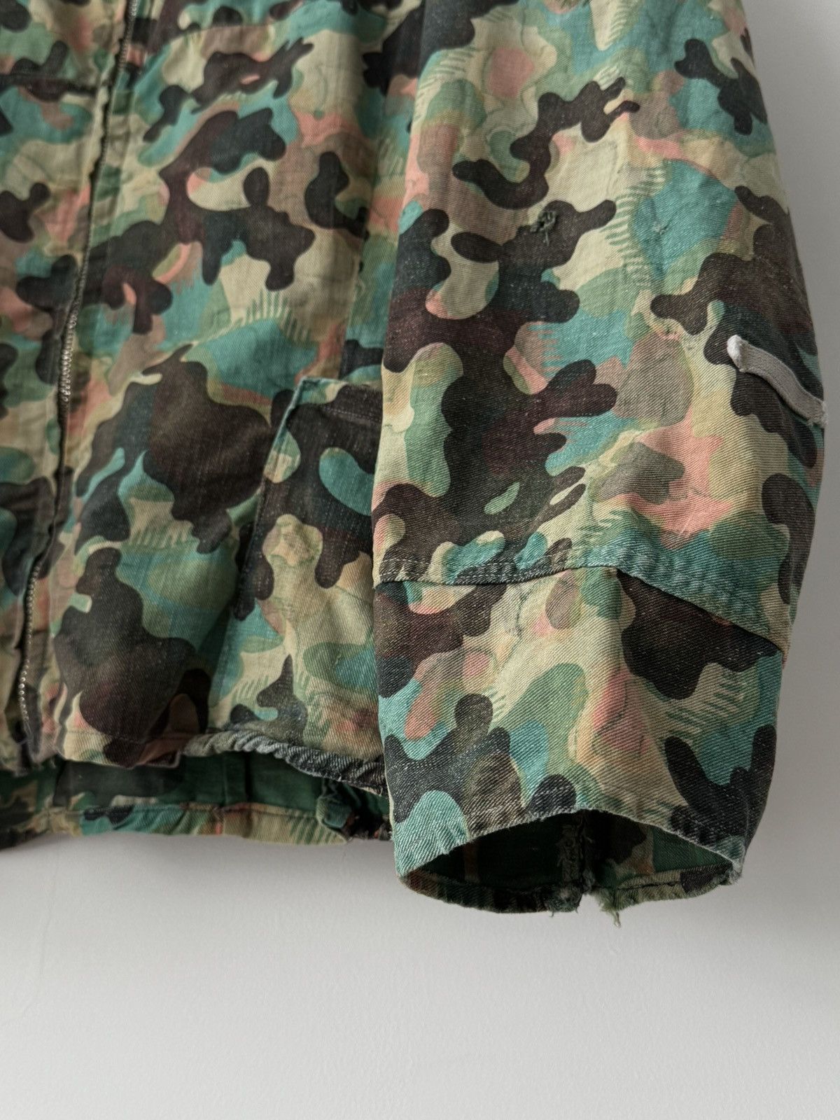 Vintage 1950s Czechoslovakian Army Dubaky/Mracky Camo Hooded Jacket Size US S / EU 44-46 / 1 - 7 Thumbnail