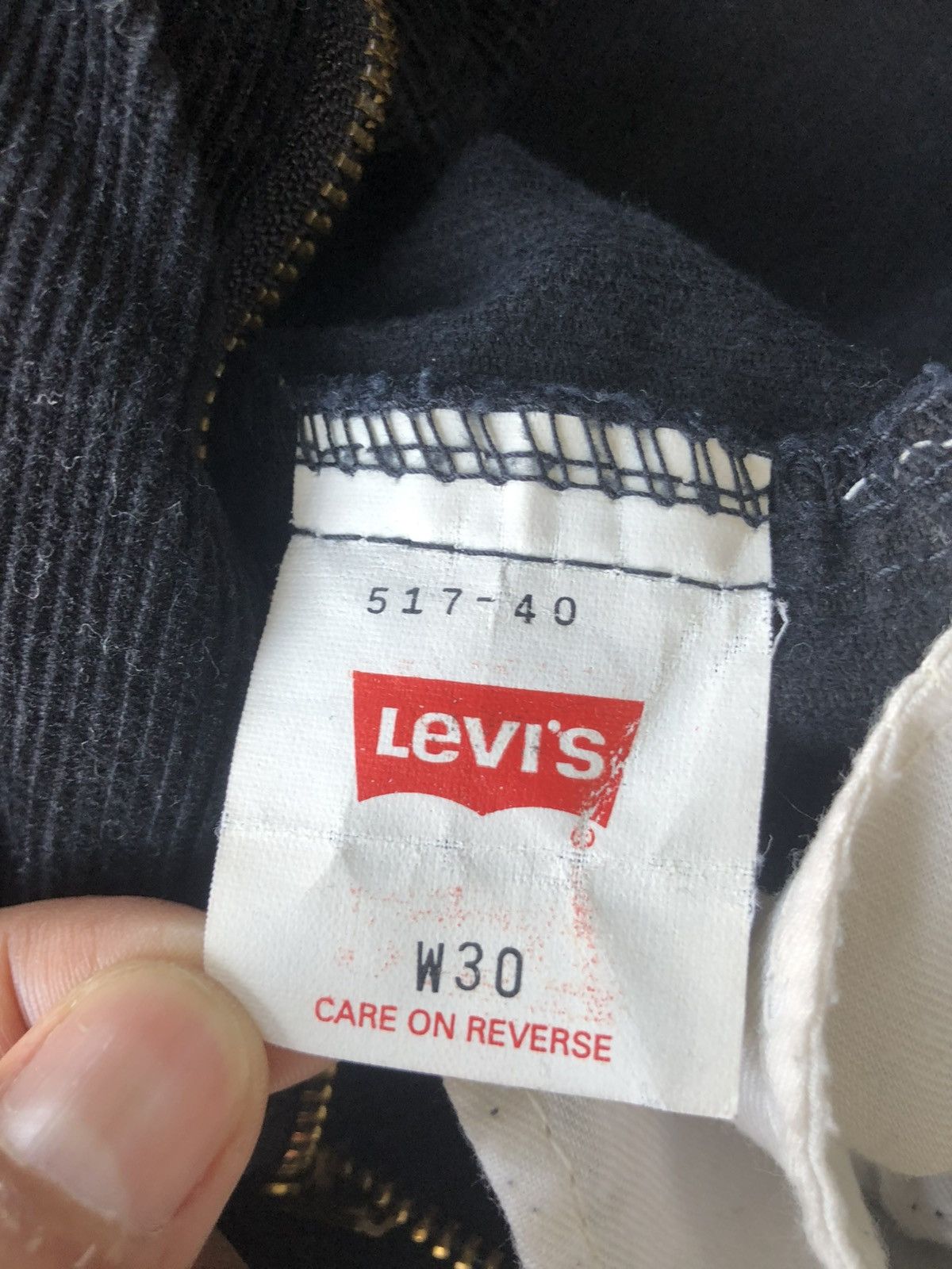 If Six Was Nine Vintage 90s Levi’s 517 Flared Jeans Corduroy Pants Size US 29 - 19 Thumbnail