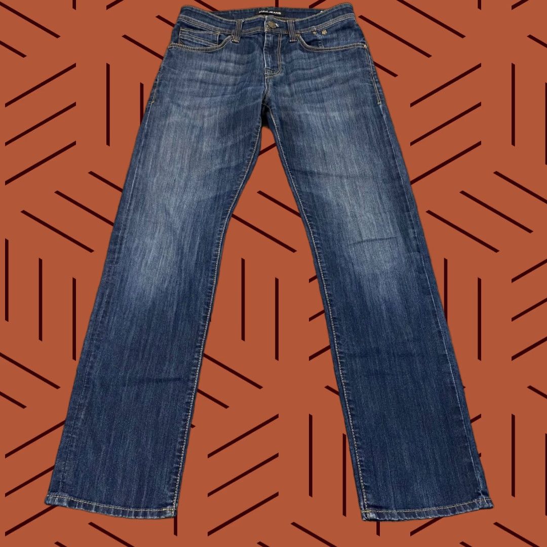 Vintage MAVI Zach Jeans Mens 30x32 Straight Leg Denim Pants Blue Medium Wash Stretch Size US 30 / EU 46 - 1 Thumbnail