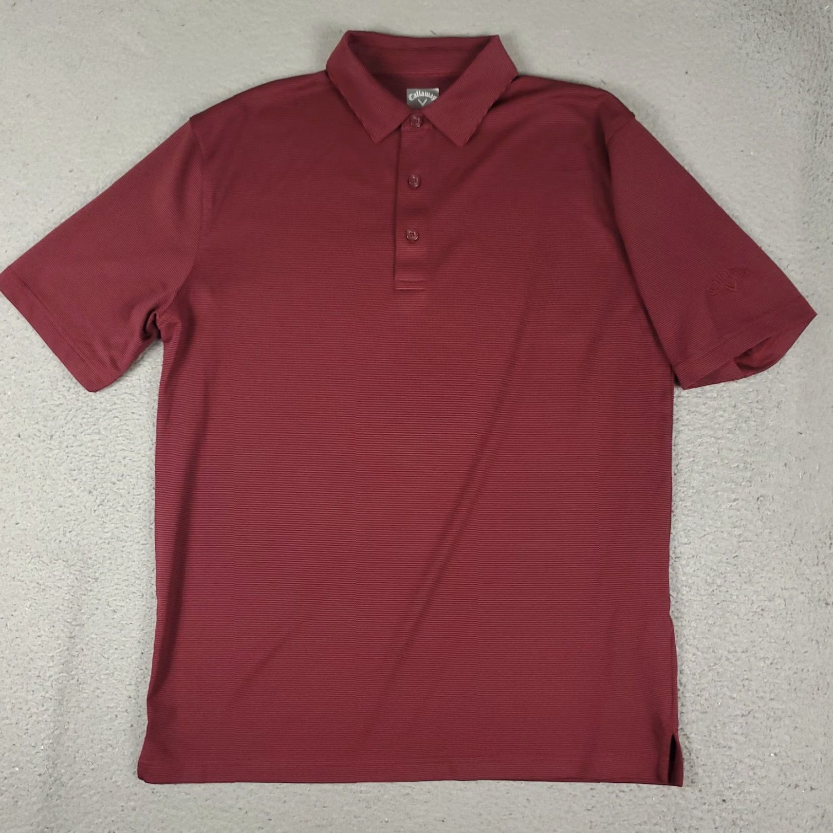 Callaway Callaway Polo Shirt Mens Size Medium Red Striped Casual Golf Short Sleeve Size US M / EU 48-50 / 2 - 2 Thumbnail