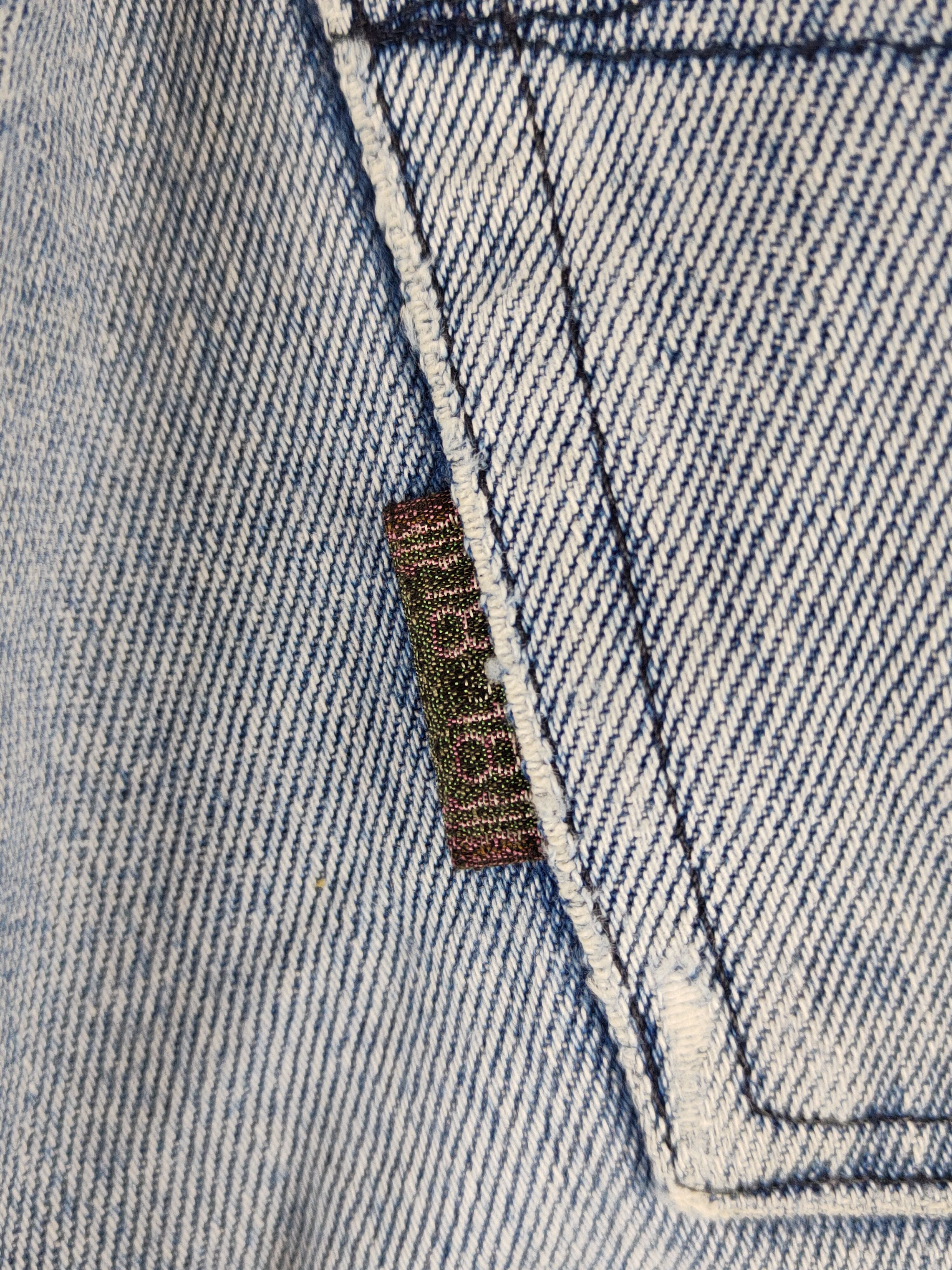 Vintage 18v18 Blue italy vintage Distressed Ripped Jeans #S1628 Size US 29 - 11 Thumbnail