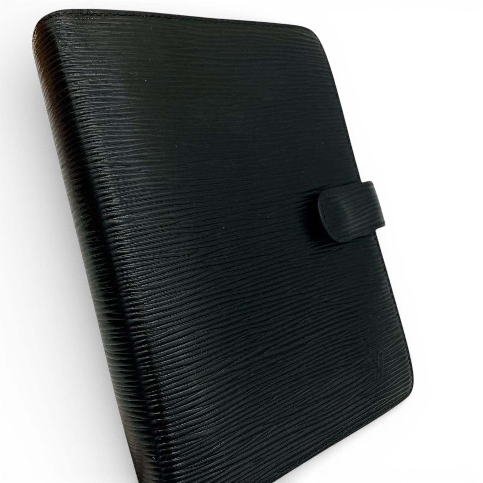 Louis Vuitton Louis Vuitton - Black Epi Leather Agenda Cover Size ONE SIZE - 3 Thumbnail
