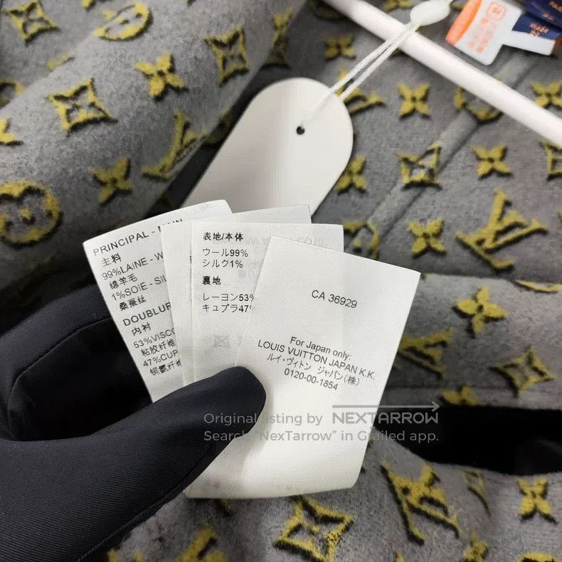 Louis Vuitton Louis Vuitton Woolen print lined hooded cropped coat Size XS / US 0-2 / IT 36-38 - 6 Thumbnail