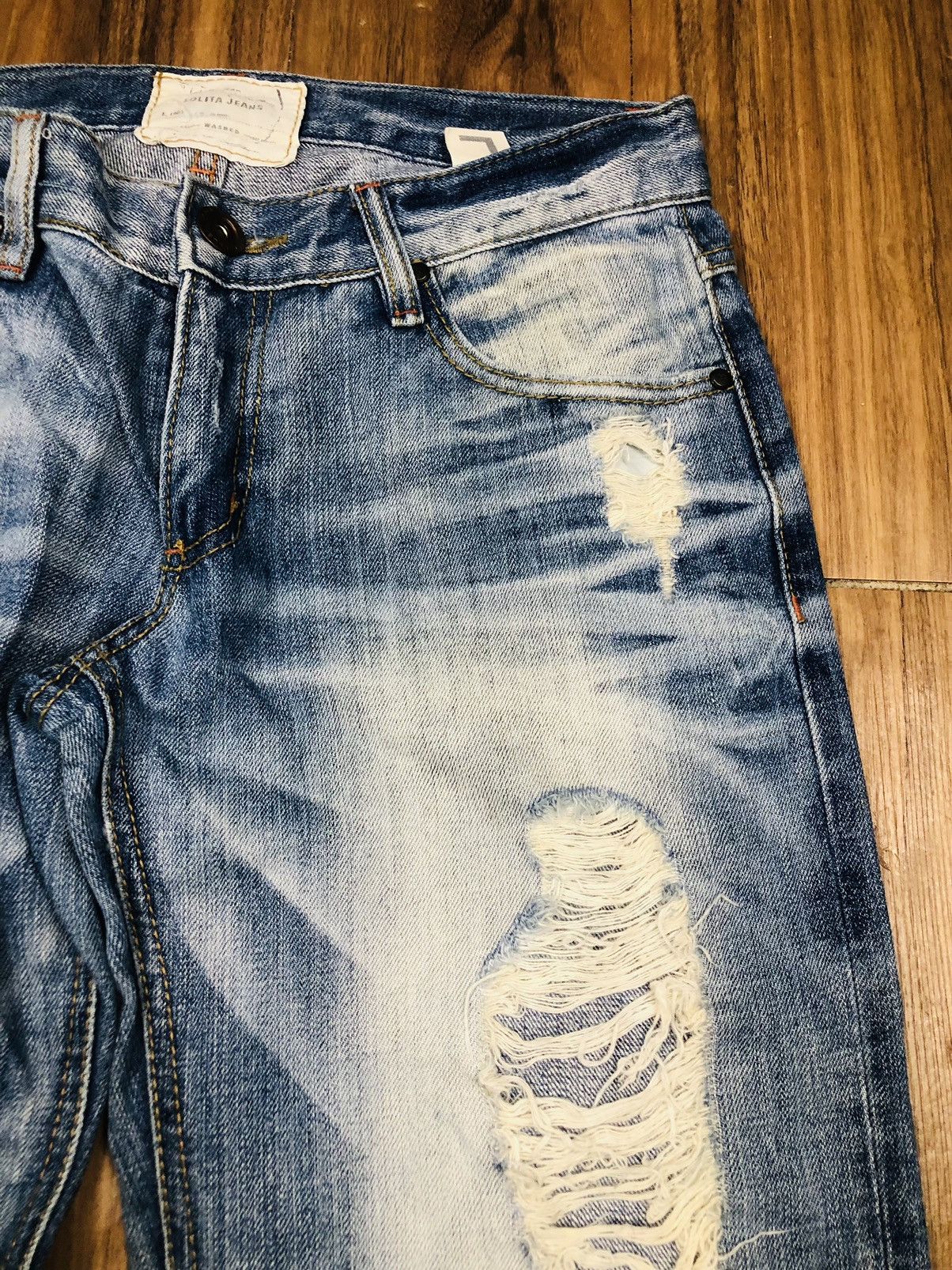 Other Lolita Distress Jeans (34) Size US 33 - 6 Thumbnail