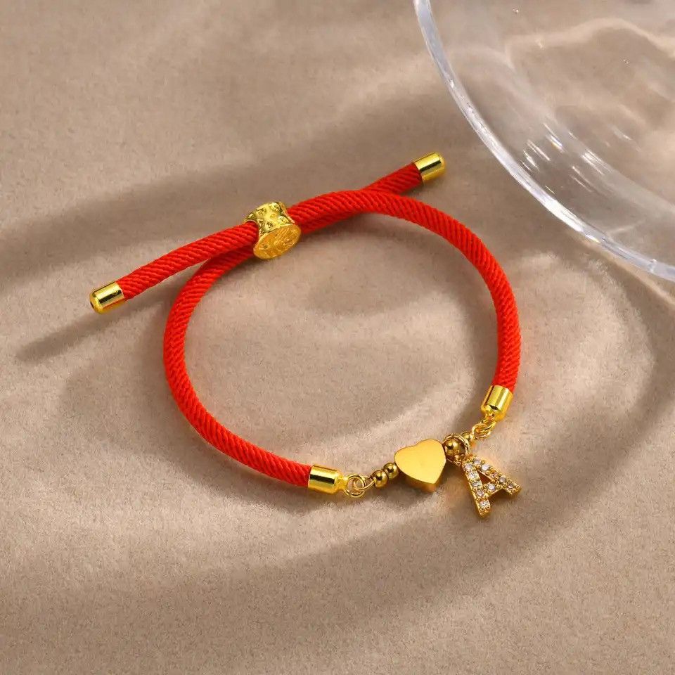 Other A-Z Letters Love Heart Bracelet Size ONE SIZE - 1 Thumbnail