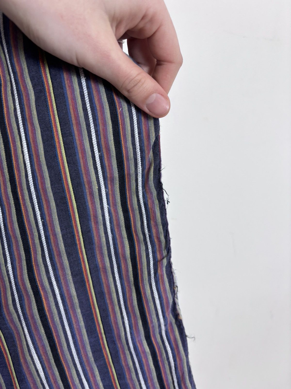 Missoni Vintage Missoni Sport Striped Linen Cotton Button Up Shirt Size US M / EU 48-50 / 2 - 24 Thumbnail