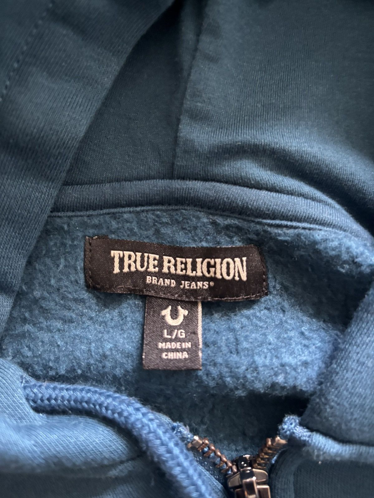 True Religion True Religion Blue Hoodie Large Size US L / EU 52-54 / 3 - 3 Thumbnail