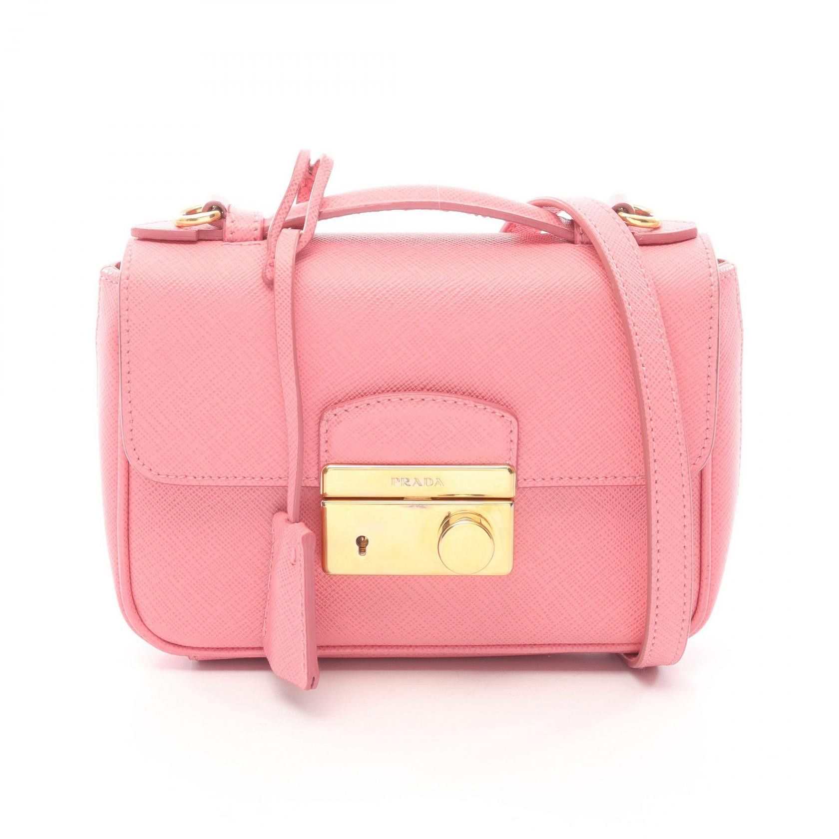 Prada Prada Prada Saffiano Leather Shoulder Bag Leather Handbag DUTY FREE for USA Size ONE SIZE - 1 Thumbnail