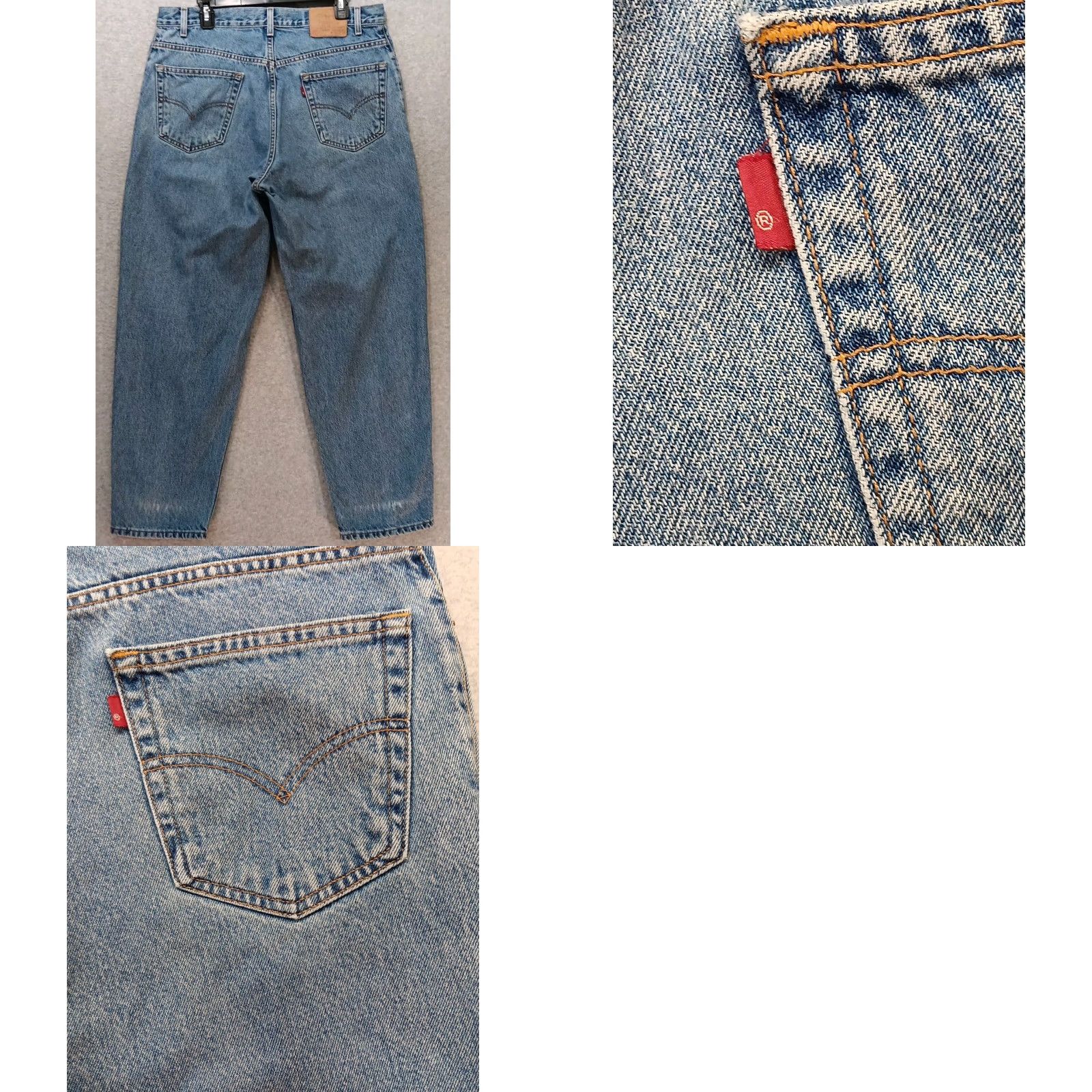 Levi's Levi's 560 Jeans Mens 36 X 29 Denim Blue Medium Wash Zip Regular Tapered Loose Fit 90s USA Mens Size US 36 / EU 52 - 8 Thumbnail