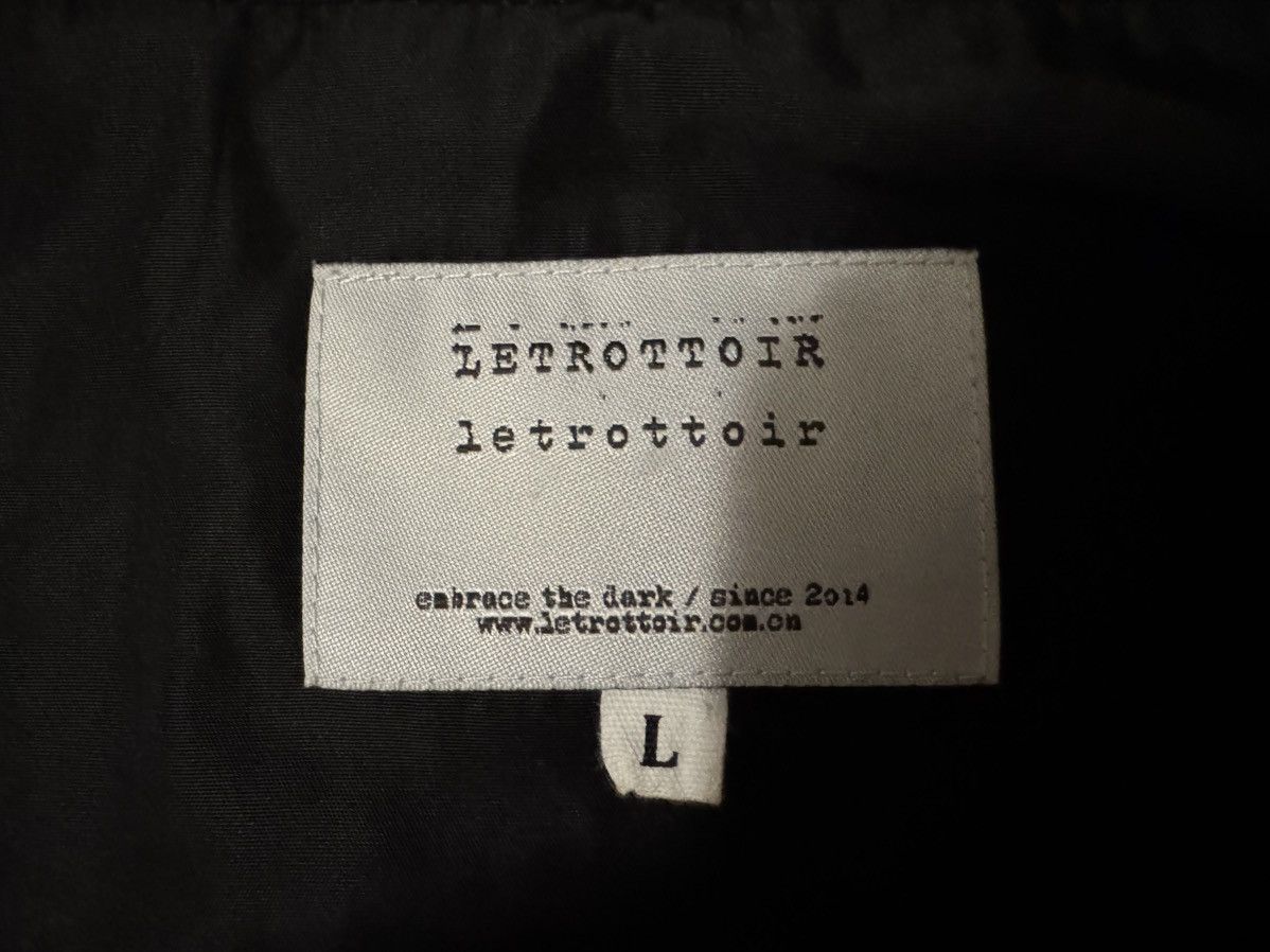 Vision Streetwear Le Trottoir Graphic Twill Back & Black Nylon Jacket Size US L / EU 52-54 / 3 - 4 Thumbnail
