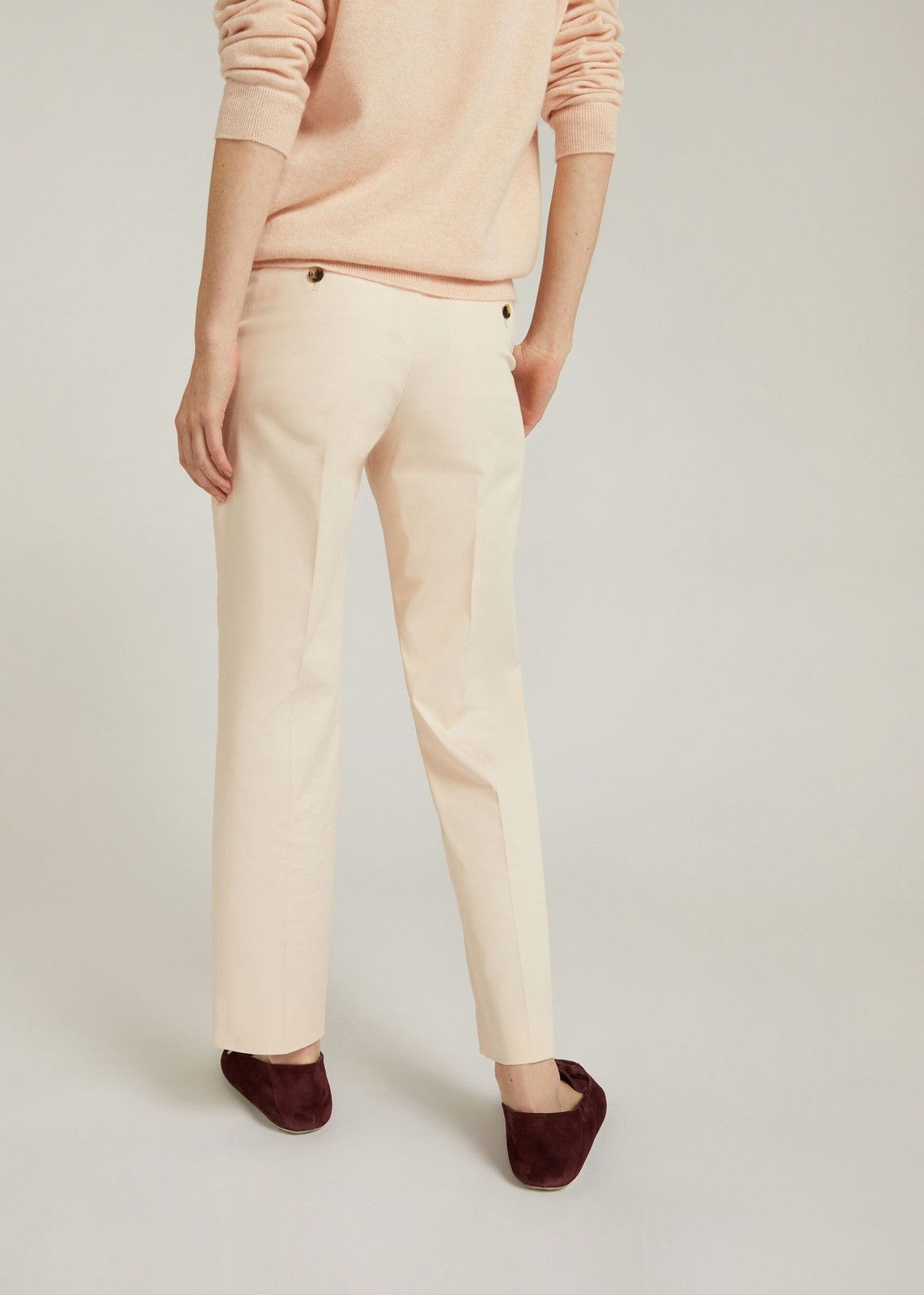 Loro Piana o1srvl11e0424 Trouser in Medium Pink Size 32" / US 10 / IT 46 - 6 Thumbnail