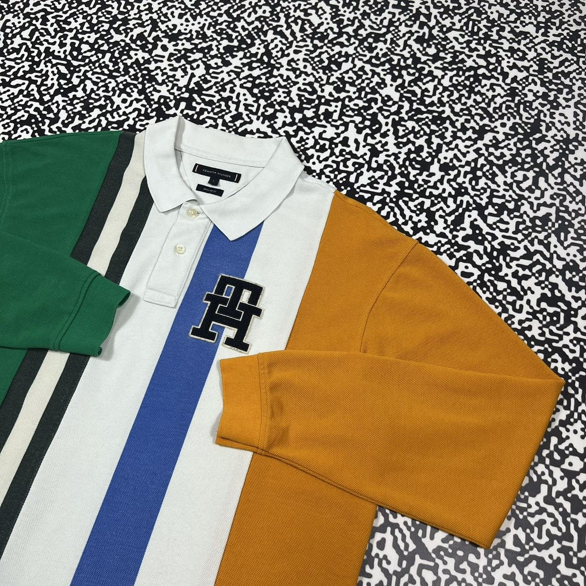Tommy Hilfiger Vintage Y2K Tommy Hilfiger Archive Fit Polo Longsleeve Size US L / EU 52-54 / 3 - 4 Thumbnail