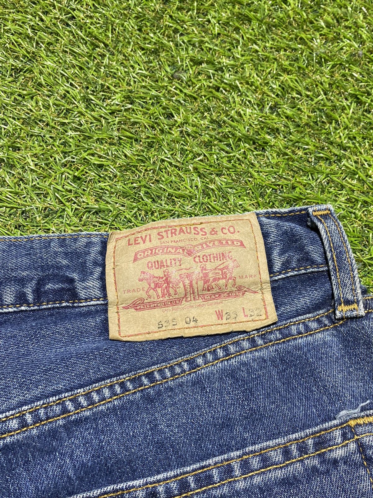 Levi's Vintage 90s Levi’s 535 jeans denim streetwear size 33x32 Size US 33 - 5 Thumbnail